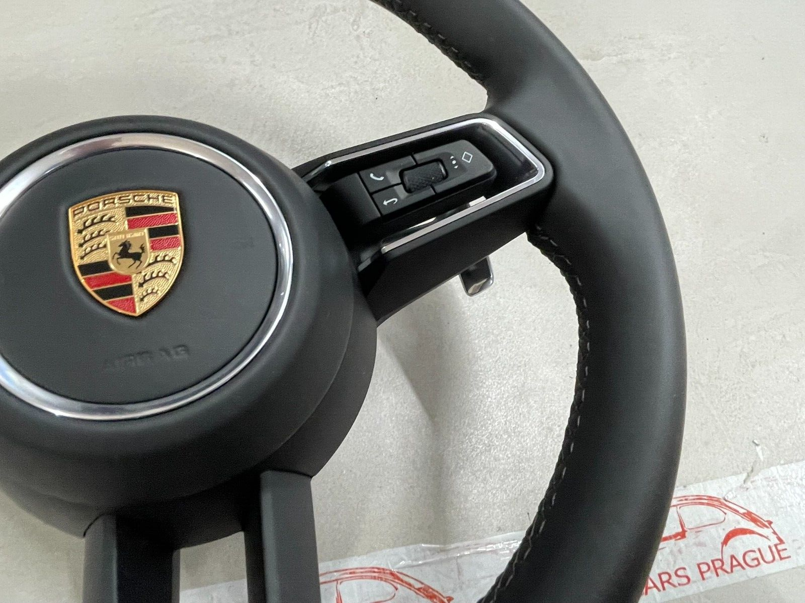 PORSCHE MACAN LENKRAD SPORT BEHEIZBAR KOMPLET LEDER 95B419091CT + 95B880201DK - Obrázek 11