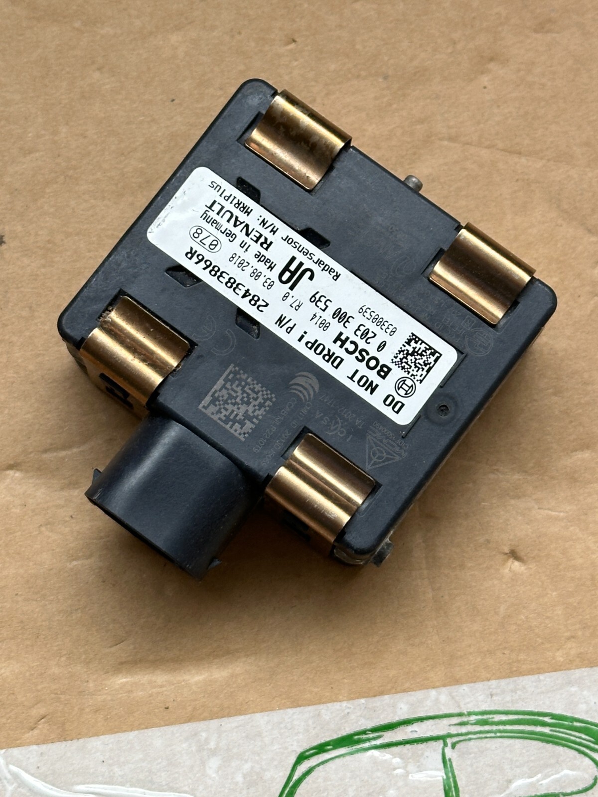 RENAULT KADJAR RADARSENSOR DISTRONIC 284383866R ALMOST NEW DEM FROM TEST CAR ... - Obrázek 14