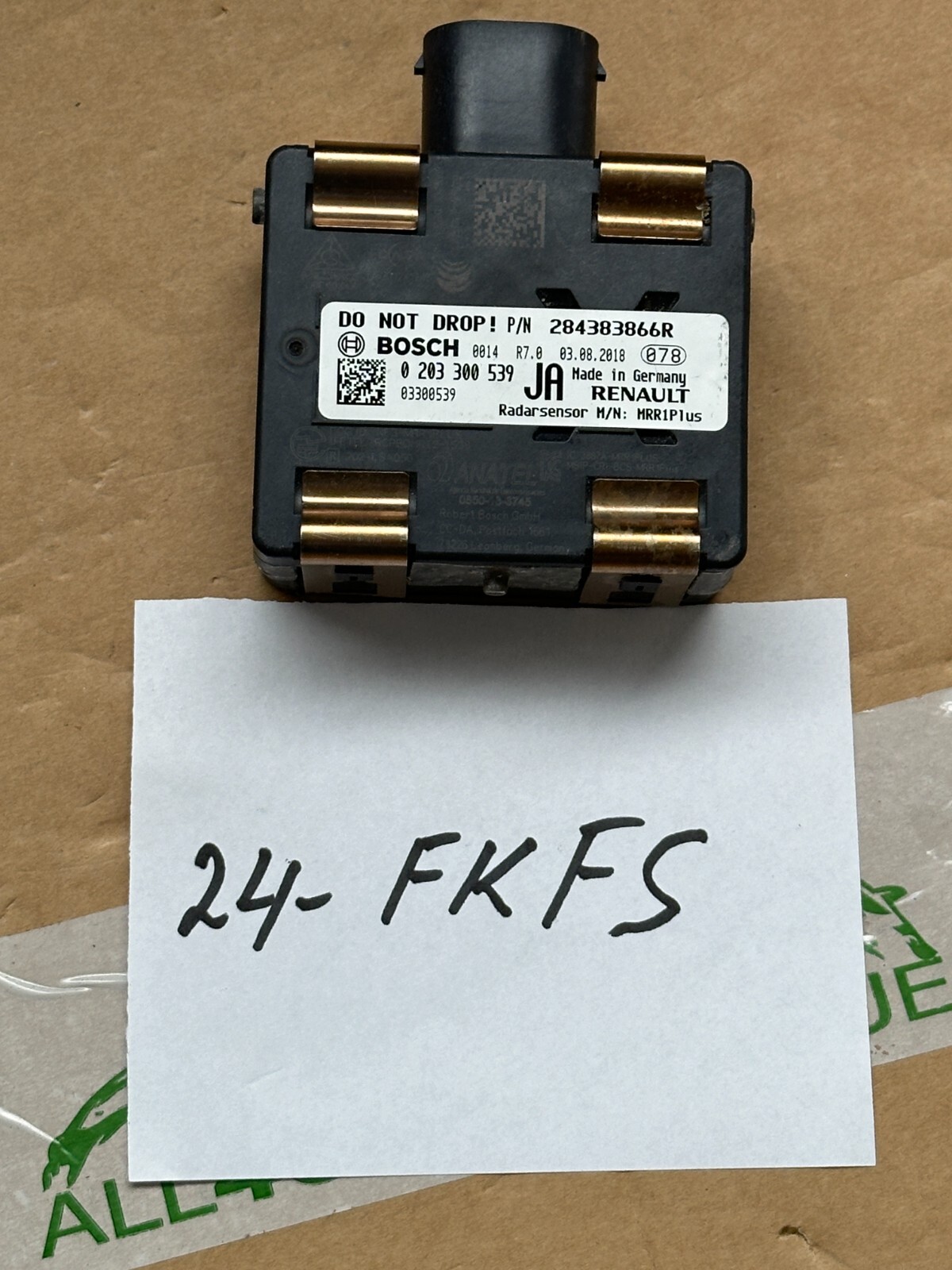 RENAULT KADJAR RADARSENSOR DISTRONIC 284383866R ALMOST NEW DEM FROM TEST CAR ... - Obrázek 15