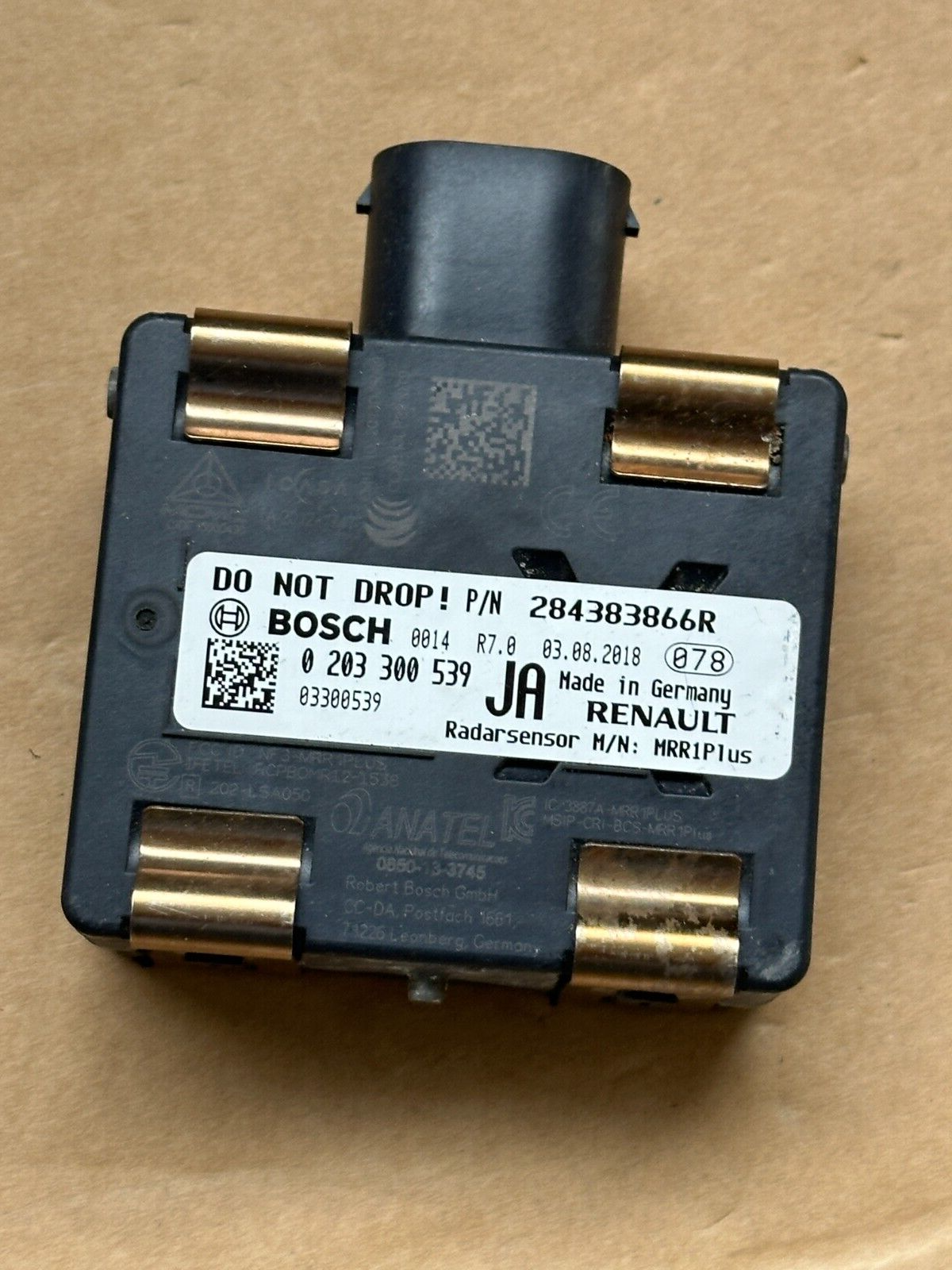 RENAULT KADJAR RADARSENSOR DISTRONIC 284383866R ALMOST NEW DEM FROM TEST CAR ...