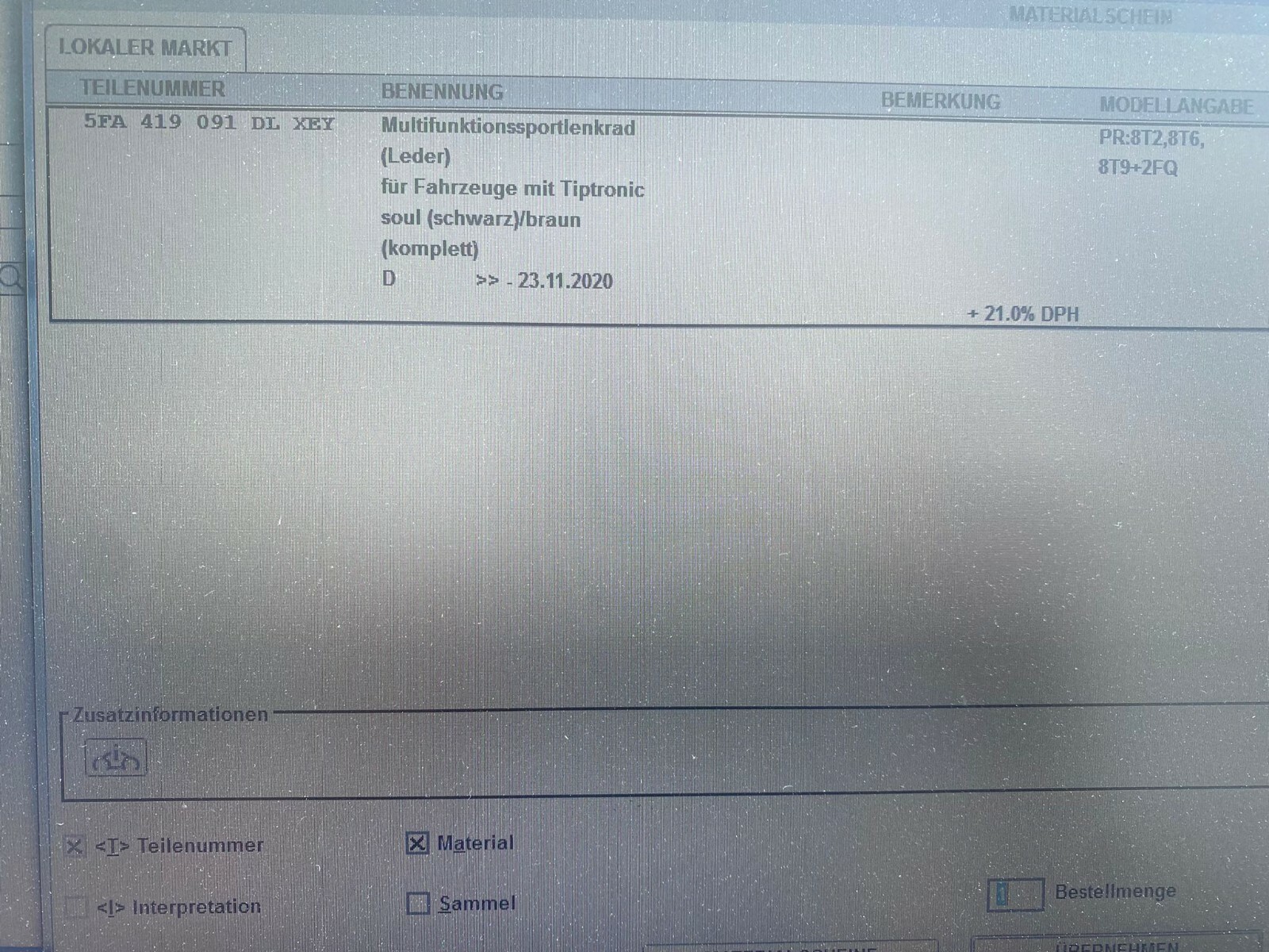 SEAT Sport Multifunktionslenkrad Schaltwippen 5FA419091DL 5FA 419 091 DL Orig. - Obrázek 13