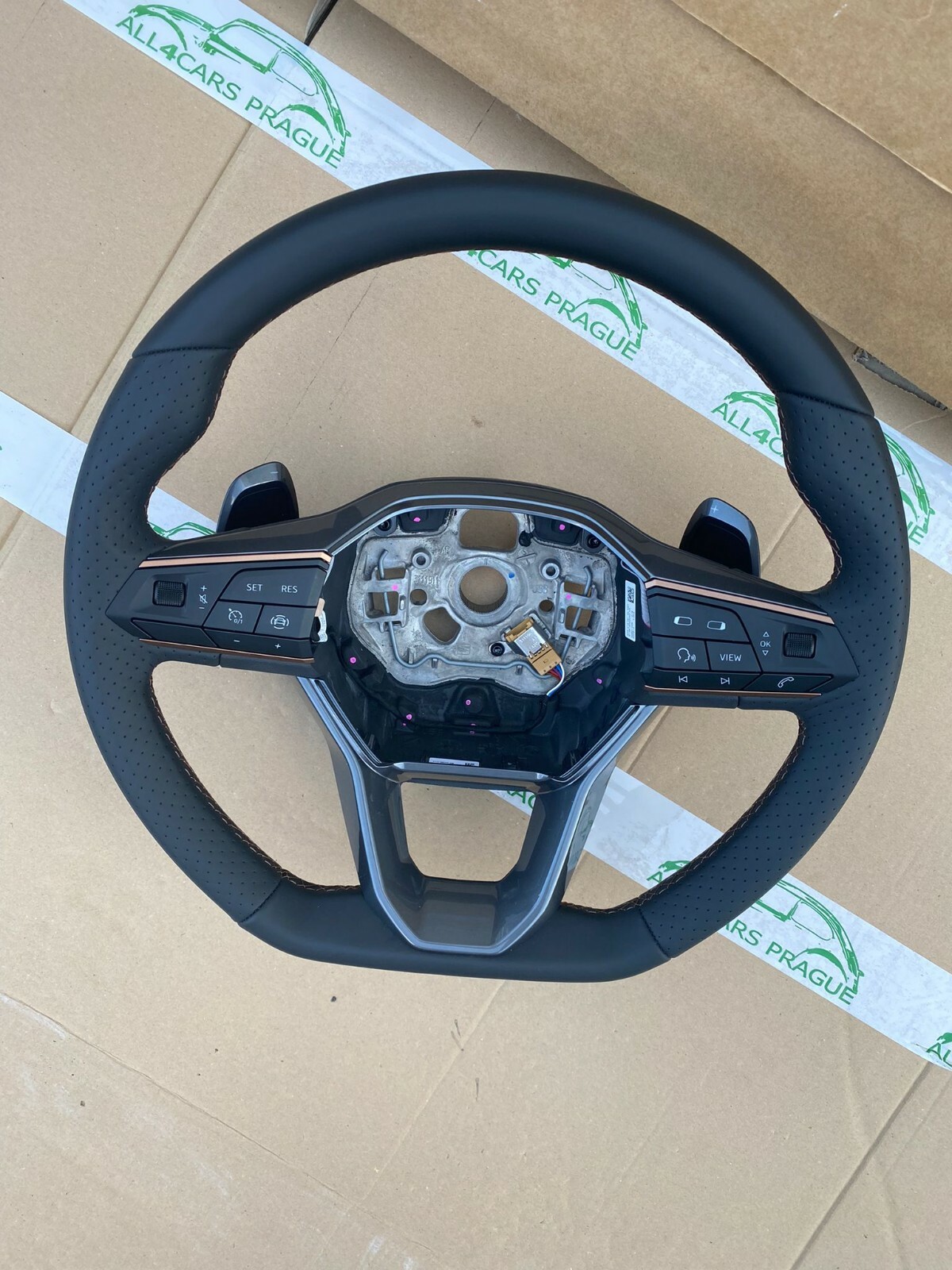 SEAT Sport Multifunktionslenkrad Schaltwippen 5FA419091DL 5FA 419 091 DL Orig. - Obrázek 3