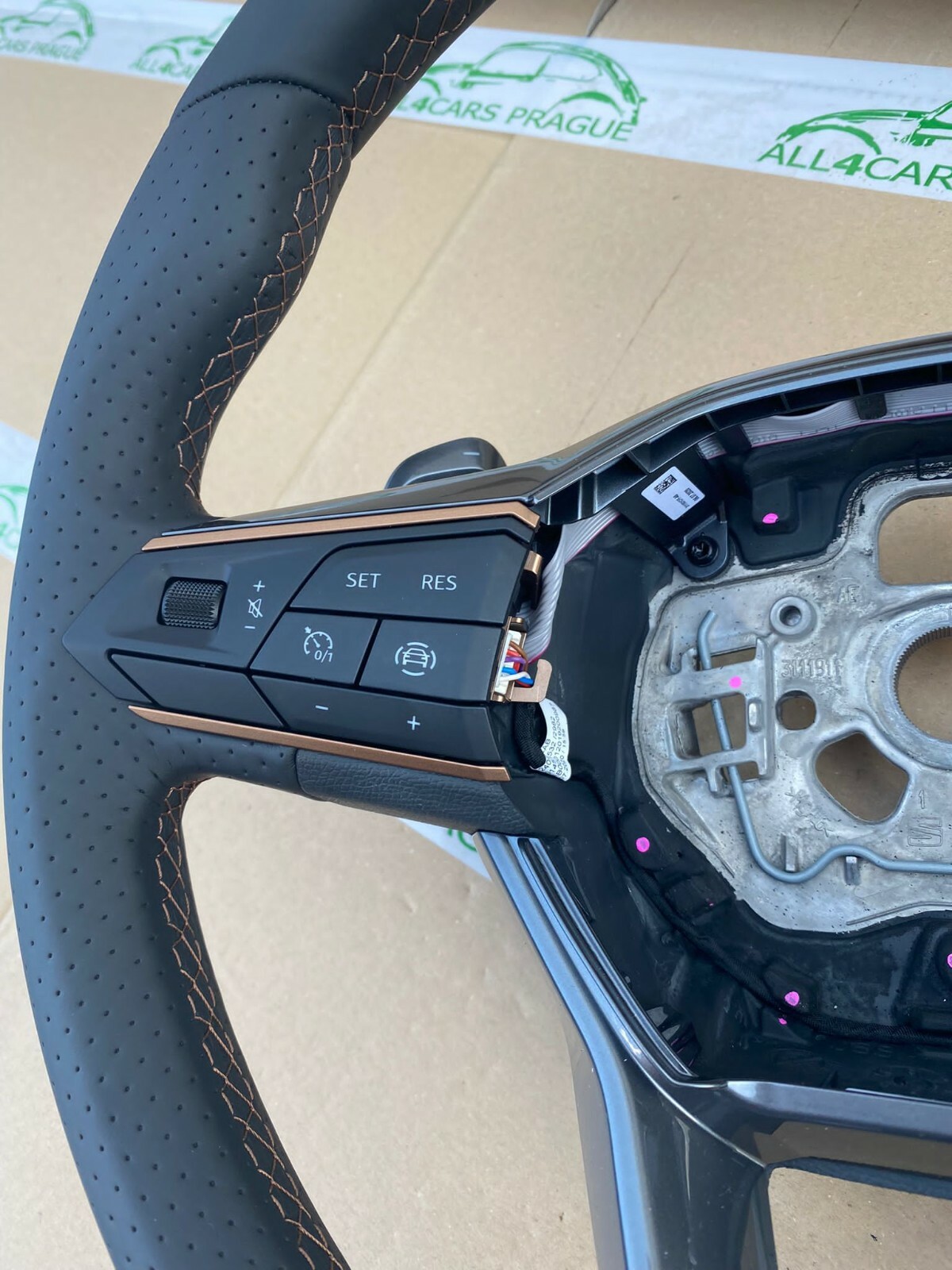 SEAT Sport Multifunktionslenkrad Schaltwippen 5FA419091DL 5FA 419 091 DL Orig. - Obrázek 7