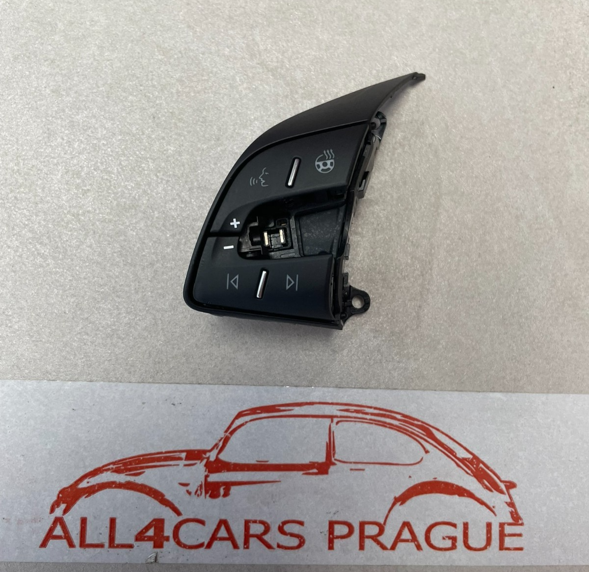 ŠKODA HEIZUNG TASTEN FÜR LENKRAD MULTIFUNKTIONAL 5E3919719AE OHNE ROLLER ORIG !