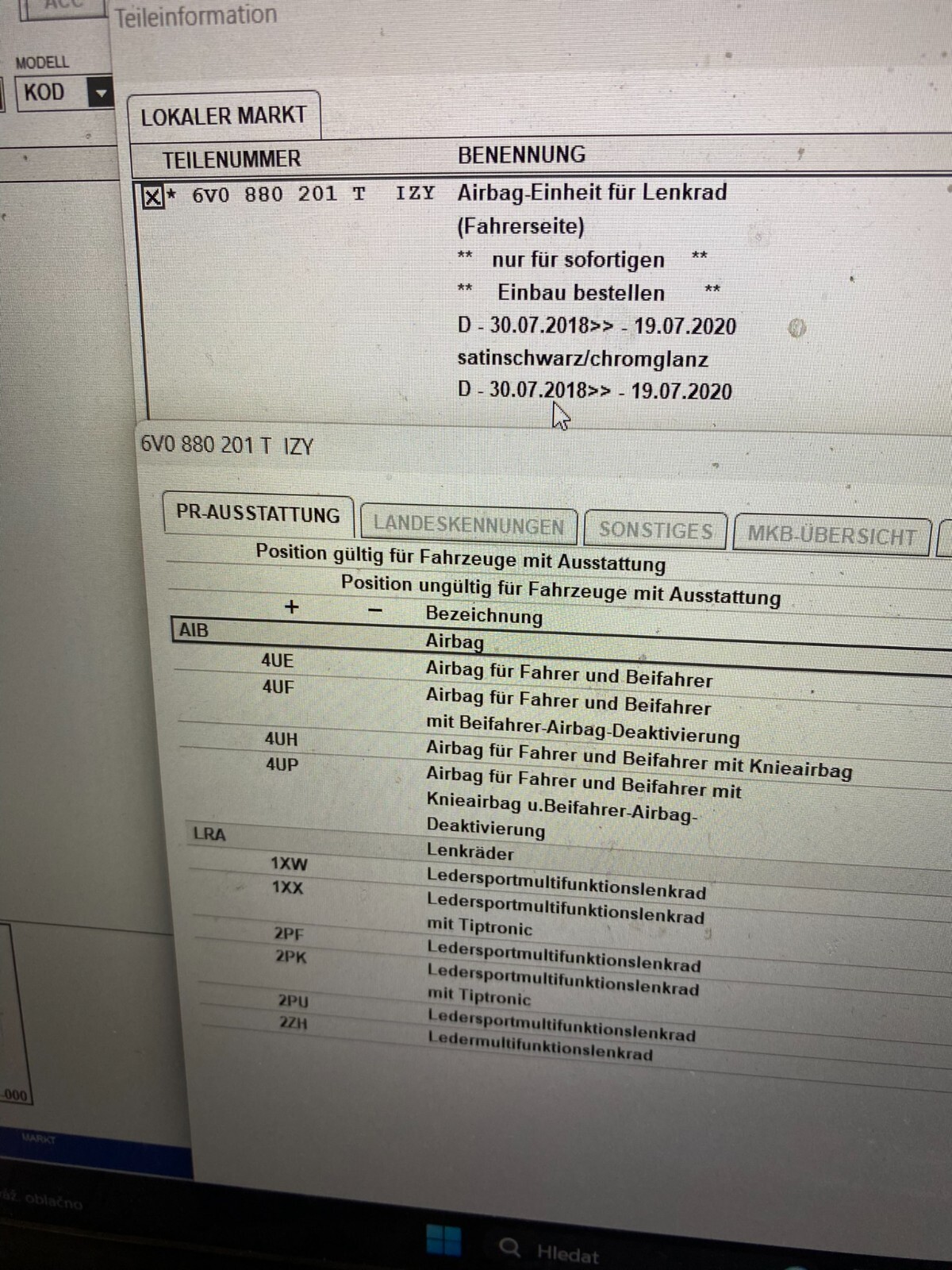 SKODA KODIAQ OCTAVIA III SUPERB LENKRAD A.I.R.B.A.G 6V0880201T ORIGINAL.NEU !!! - Obrázek 18