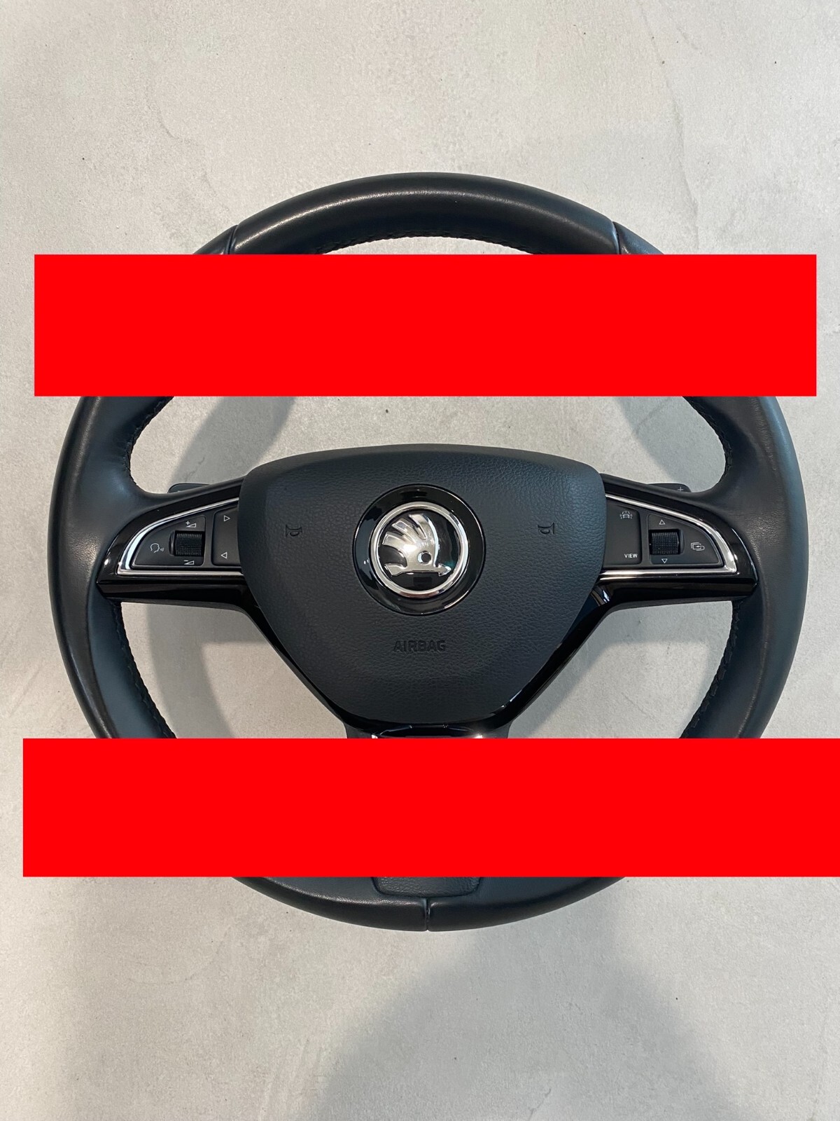 SKODA KODIAQ OCTAVIA III SUPERB LENKRAD A.I.R.B.A.G 6V0880201T ORIGINAL.NEU !!!