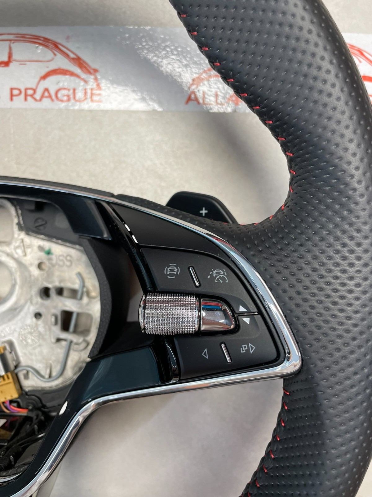 ŠKODA KODIAQ SUPERB SPORTLINE LENKRAD BEHEIZT ABGEFLACHT GELOCHT 5E3419093BB NEU - Obrázek 8