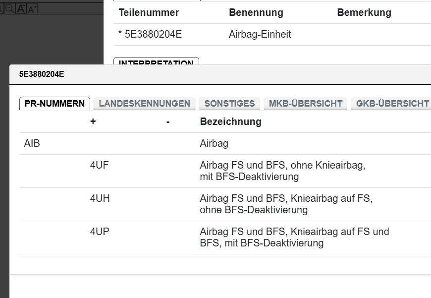 ŠKODA OCTAVIA 3 ARMATURENBRET SICHERHEITSTASCHE 5E3880204E 5E3880204F 5E3880204G - Obrázek 7