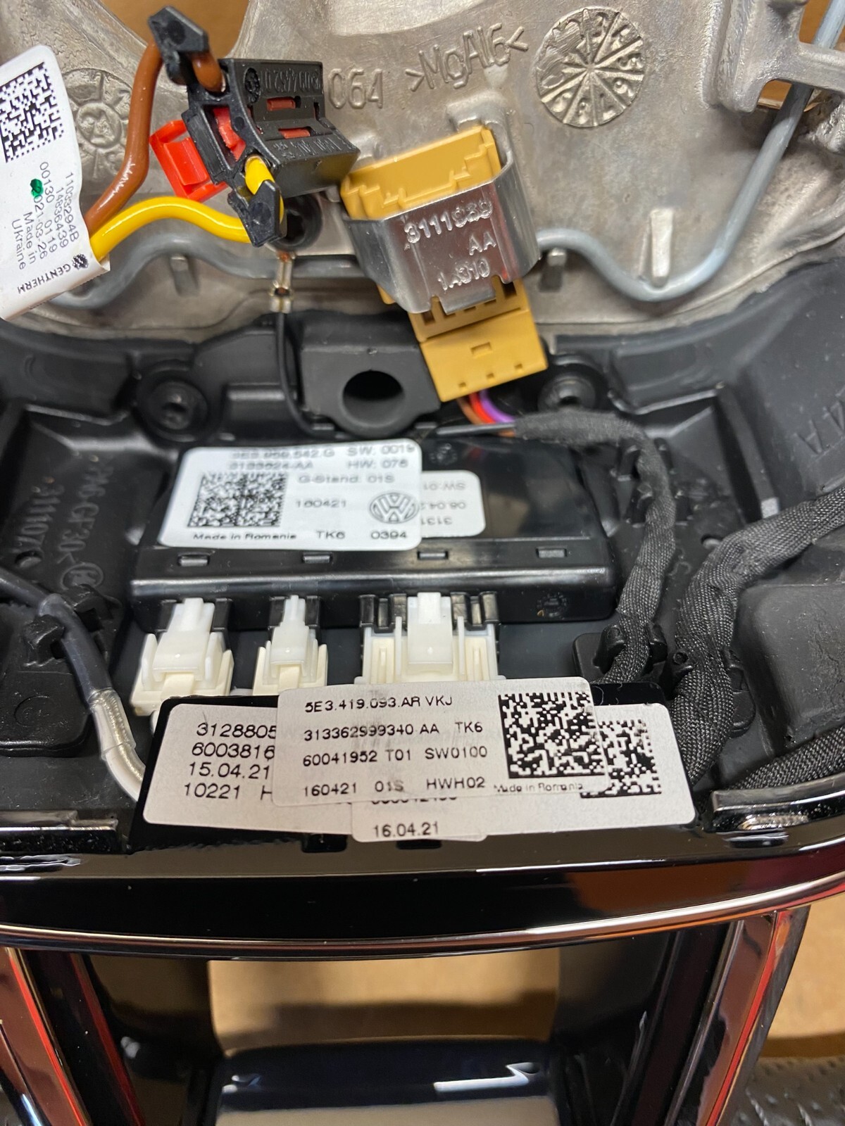 SKODA OCTAVIA IV 5E3 RS LENKRAD LEDERLENKRAD MFL DSG 5E3419093AR VKJ - Obrázek 7