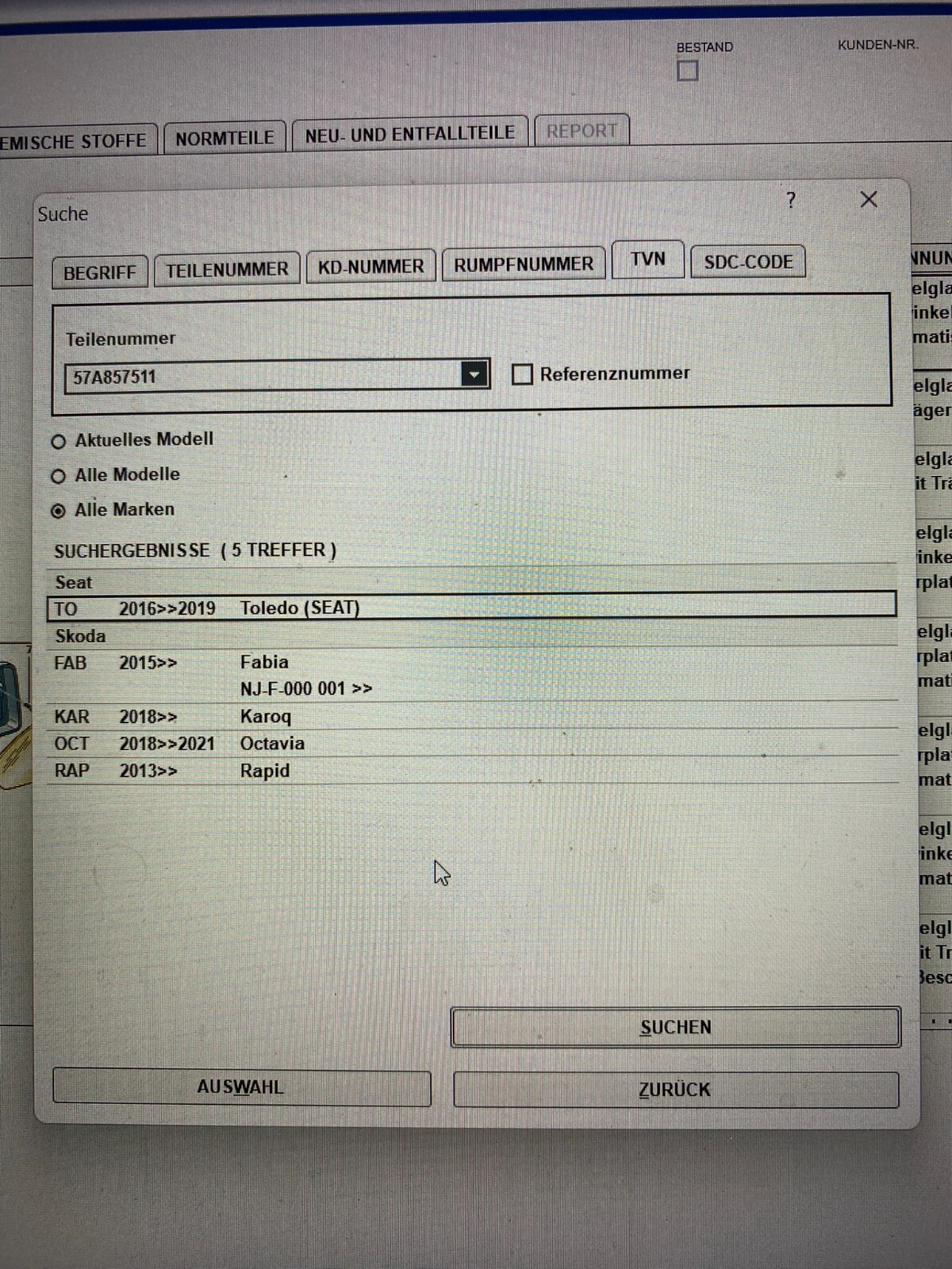 SKODA OCTAVIA KAROQ... SEAT TOLEDO INNENSPIEGEL FERNLICHTASSISTENT 57A857511 SMA - Obrázek 16