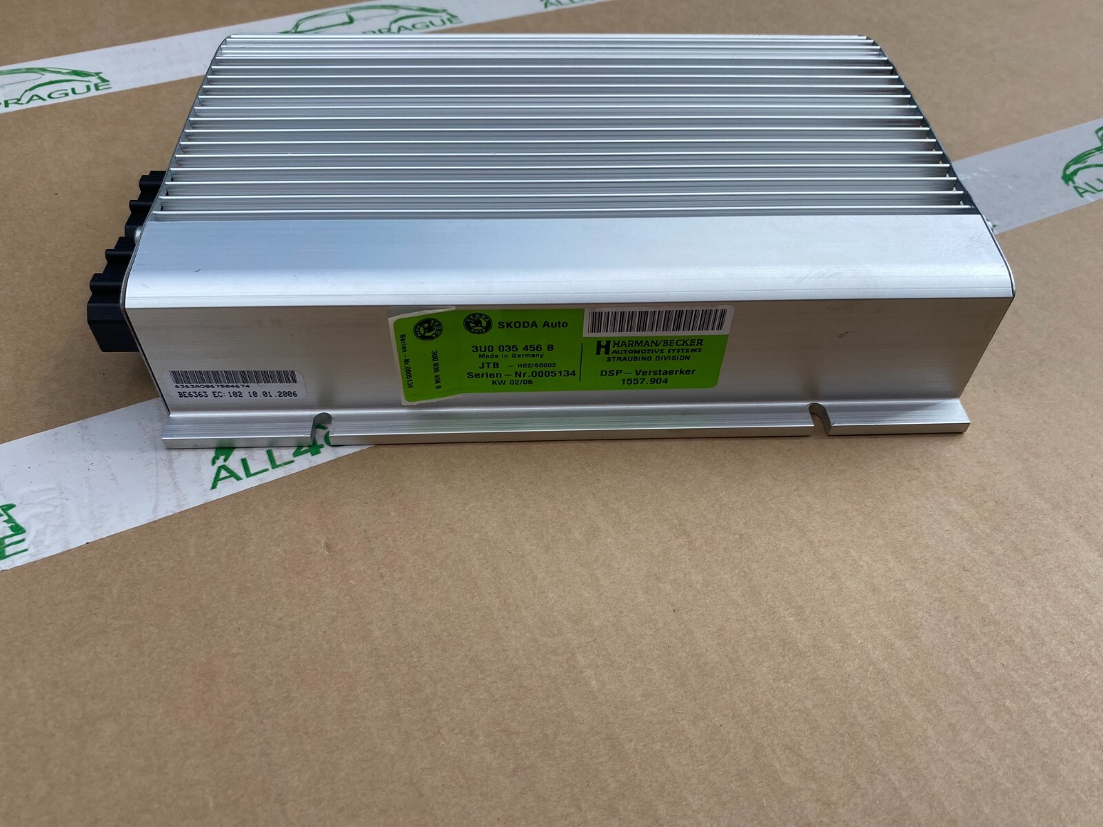 SKODA SUPERB 3U AUDIO VERSTÄRKER DSP HARMAN BECKER SOUND SYSTEM 3U0035456B ORIG. - Obrázek 6