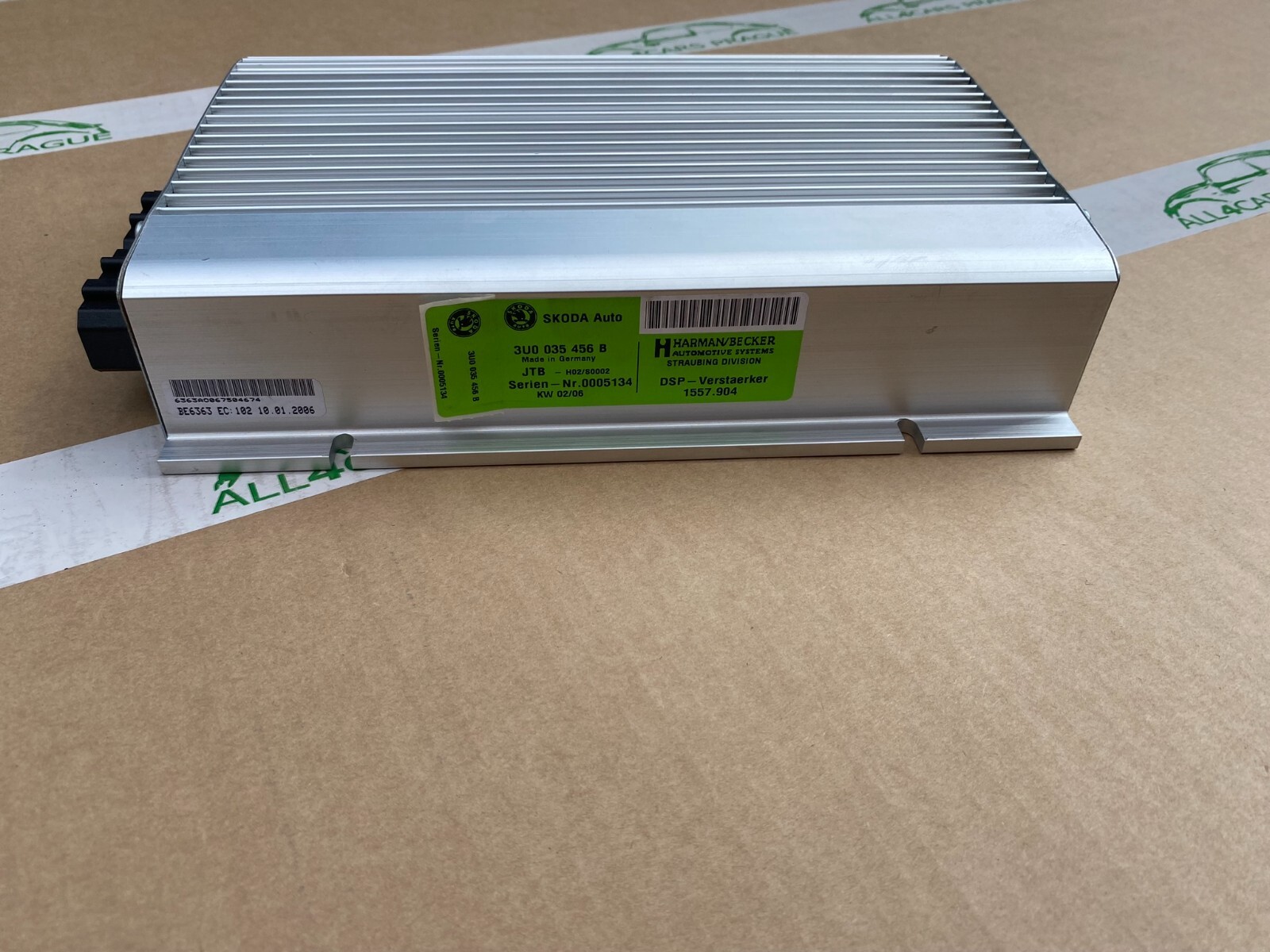 SKODA SUPERB 3U AUDIO VERSTÄRKER DSP HARMAN BECKER SOUND SYSTEM 3U0035456B ORIG. - Obrázek 7