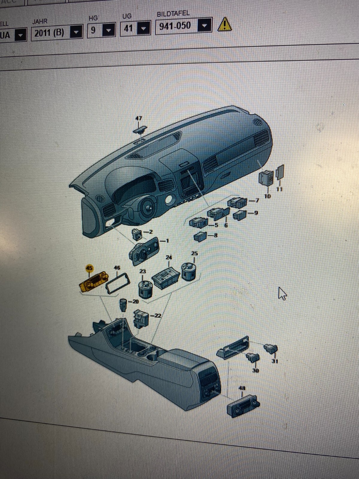VOLKSWAGEN TOUAREG STEUERGERÄT KLIMAANLAGE 7P6907040AG ORIGINAL VW TEIL ! - Obrázek 16