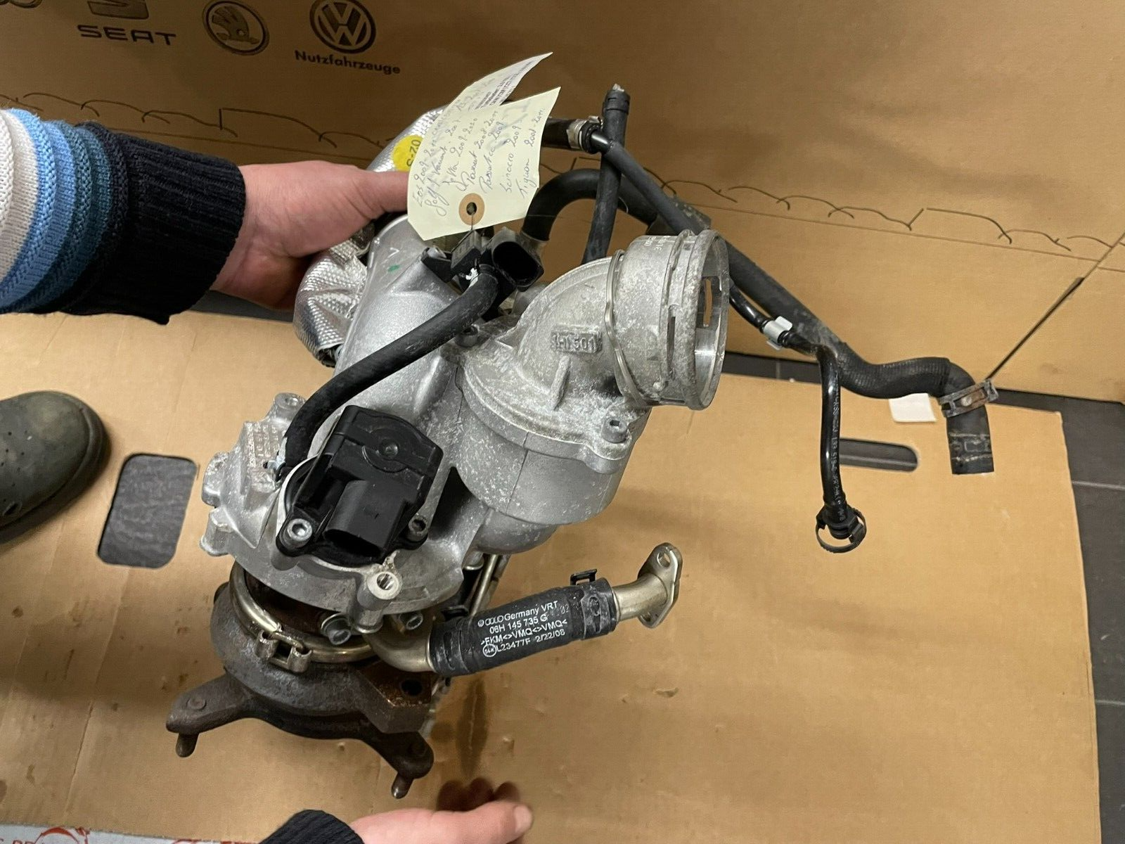 VW AUDI 2.0 TSI TURBOLADER ( CAW,CBF,CCT,CCZ ) 06J145701T FAST NEU TEST WAGEN - Obrázek 16