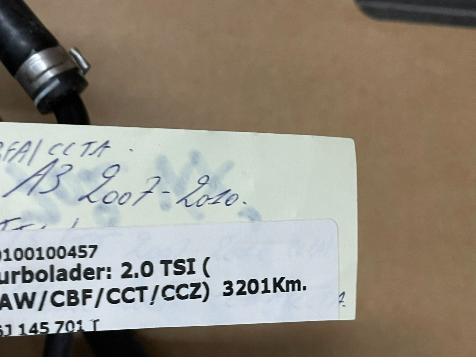 VW AUDI 2.0 TSI TURBOLADER ( CAW,CBF,CCT,CCZ ) 06J145701T FAST NEU TEST WAGEN - Obrázek 9