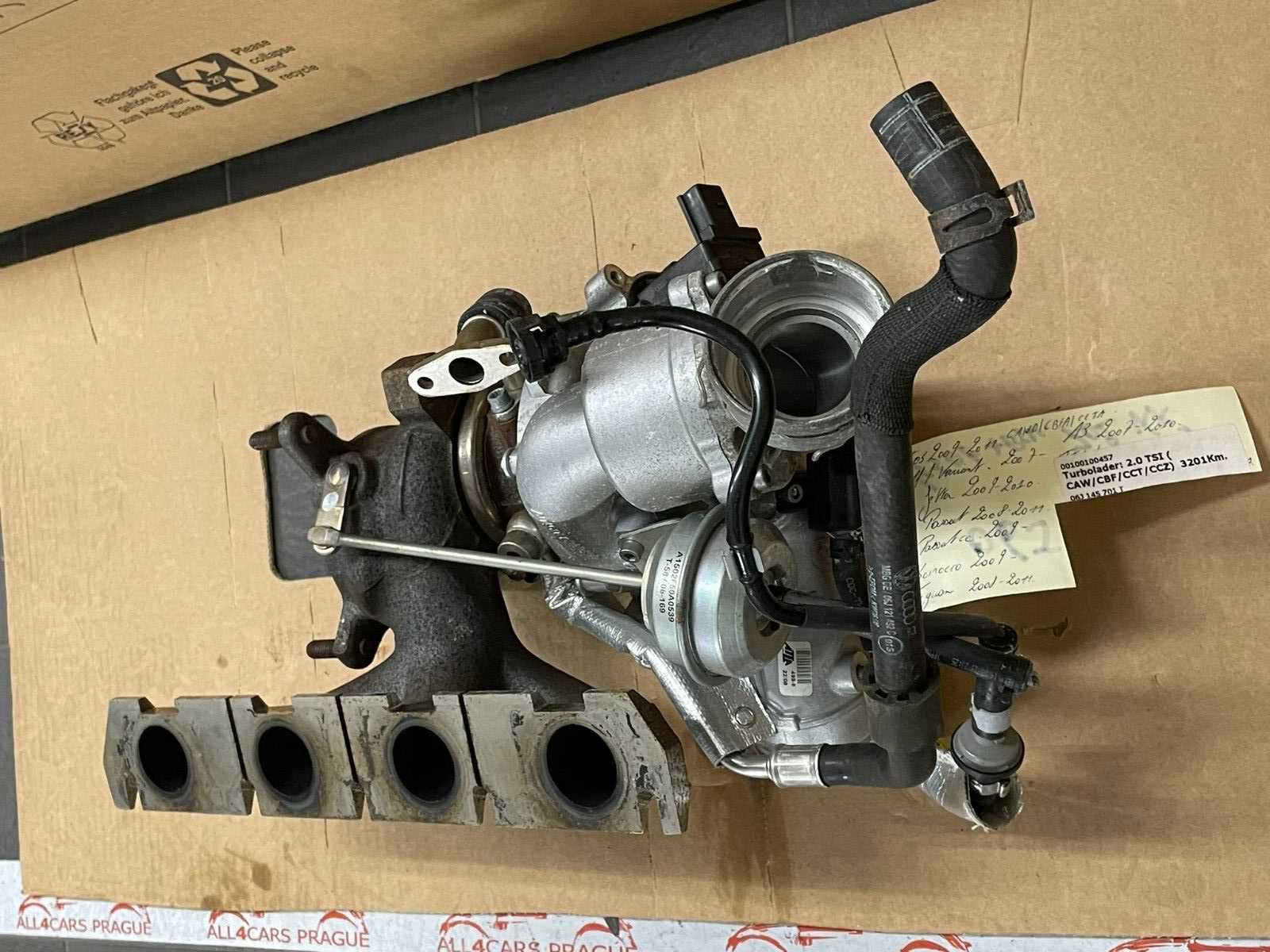 VW AUDI 2.0 TSI TURBOLADER ( CAW,CBF,CCT,CCZ ) 06J145701T FAST NEU TEST WAGEN