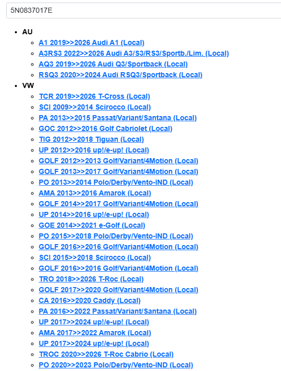 VW AUDI ŠKODA SEAT BOWDENZUG 5N0837017E ORIG.NEU!!! - Obrázek 12