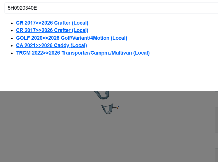 VW GOLF 8 CADDY MULTIVAN KOMBIINSTRUMENT VIRTUAL TACHO 5H0920340E NEU 0 KM - Obrázek 6