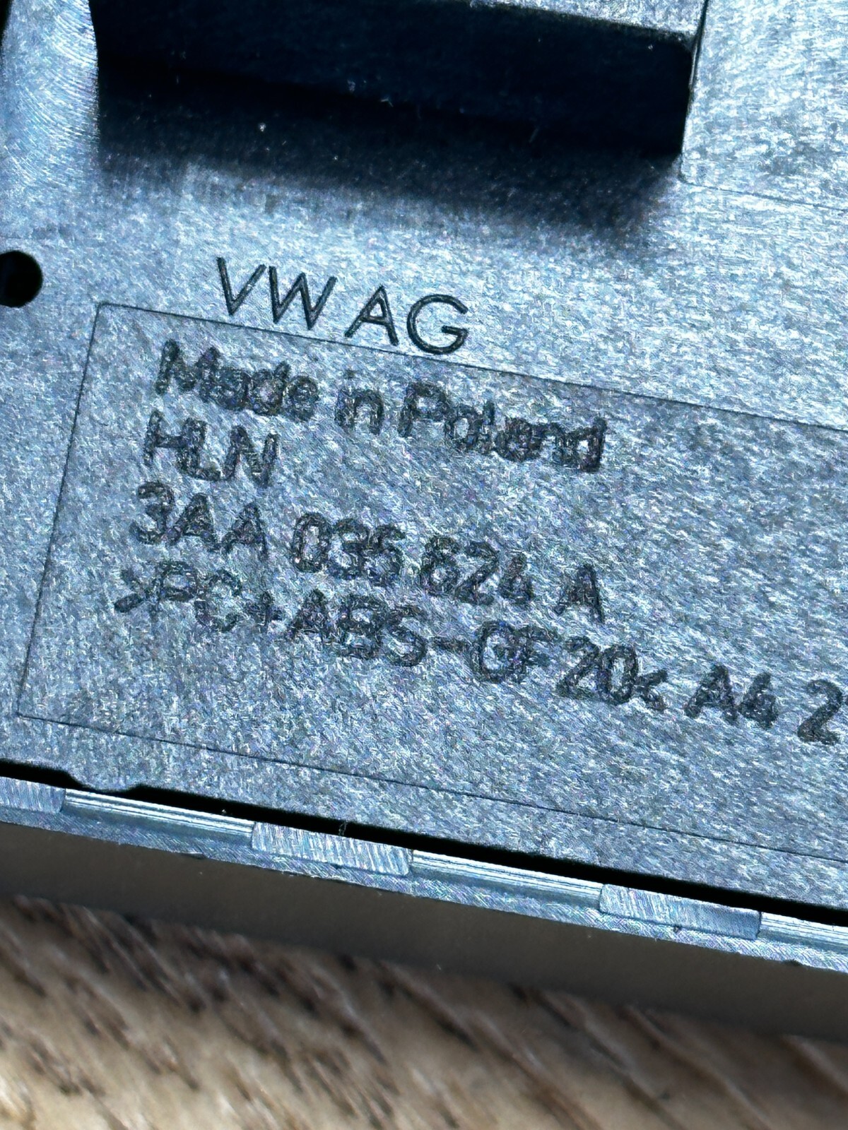 VW GOLF PASSAT TIGUAN....BEDIENEINHEIT FREISPRECHEINRICHTUNG 3AA035624A Fast Neu - Obrázek 6