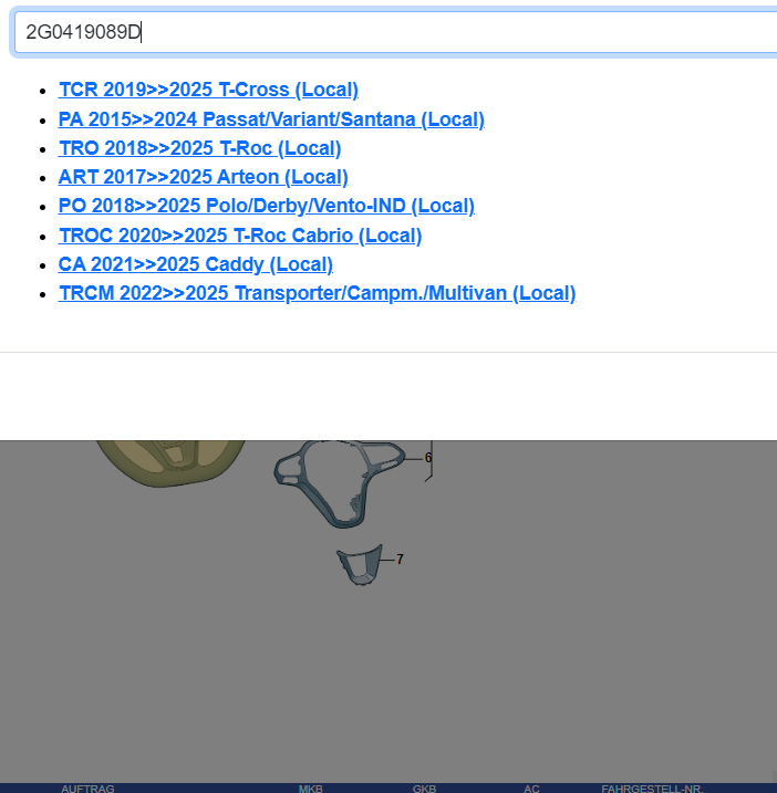 VW PASSAT ARTEON...SPORT LENKRAD LEDER GTI LOGO 2G0419089D Fast Neu d v Test Car - Obrázek 6