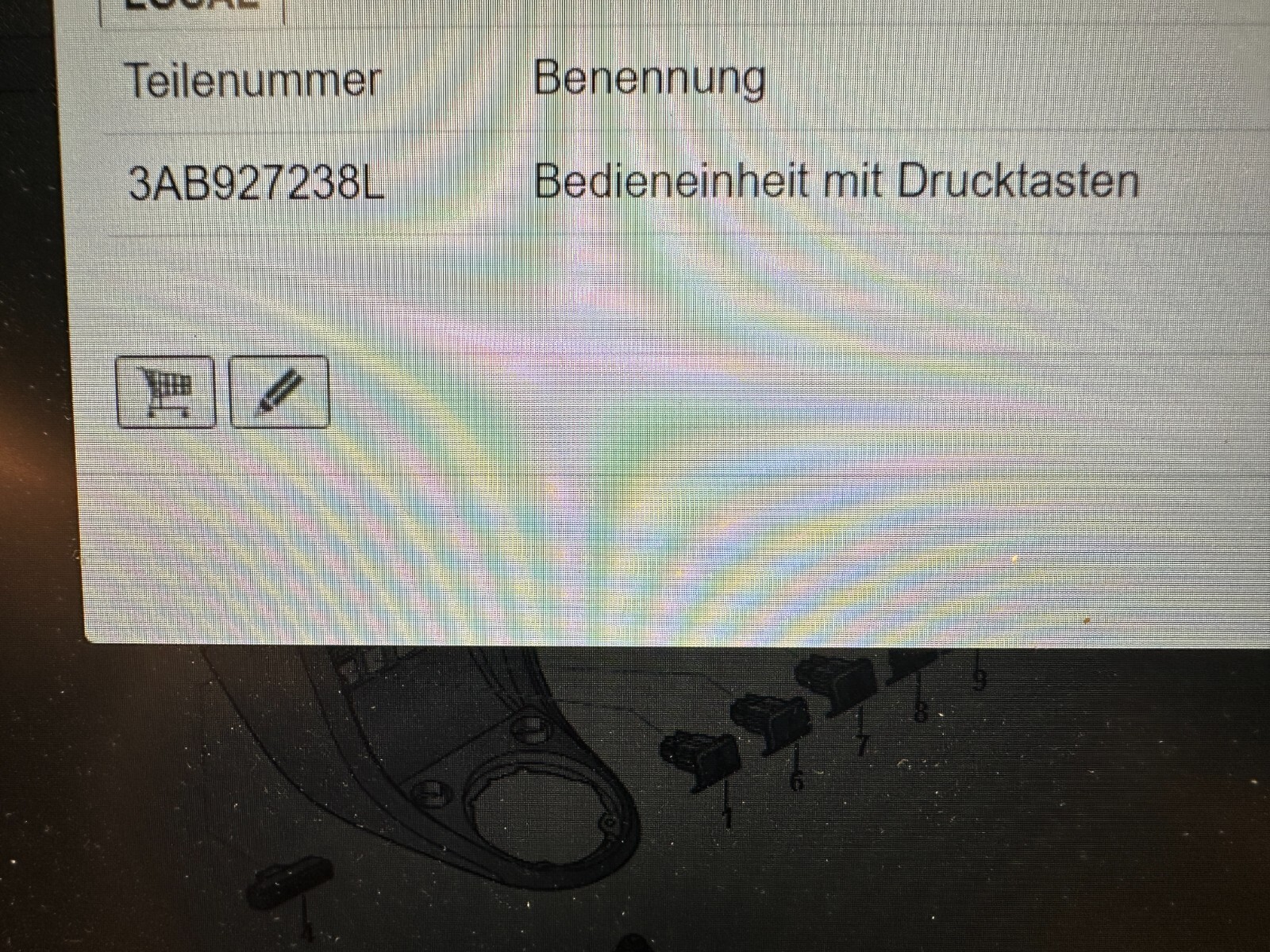 VW PASSAT BEDIENEINHEIT MIT DRUCKTASTEN 3AB927238L Fast Neu Teil dem Test Car... - Obrázek 15