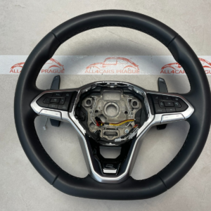 VW PASSAT LENKRAD SPORT LEDER BEHEIZT ABGEFLACHT R PADELS 5H0419089QG FAST NEU