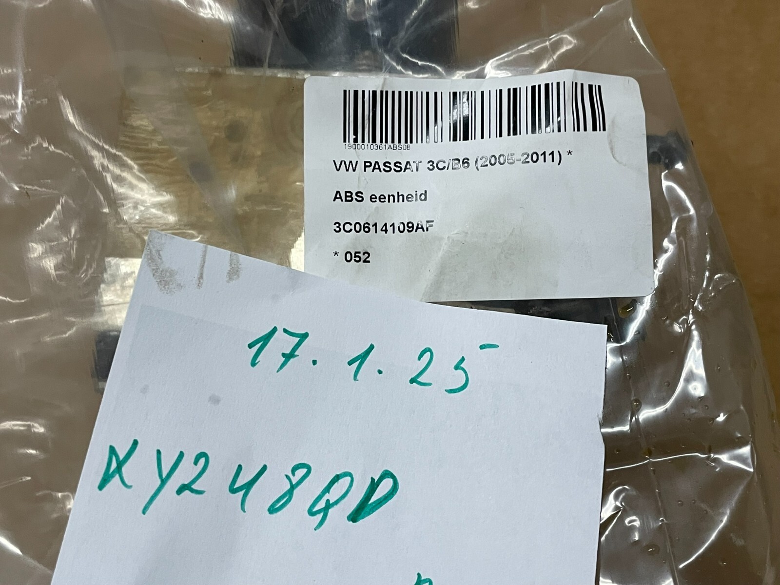 VW PASSAT / PASSAT CC ABS EINHEIT MIT STEUERGERÄT 3C0614109AF FAST NEU TEST CAR - Obrázek 12