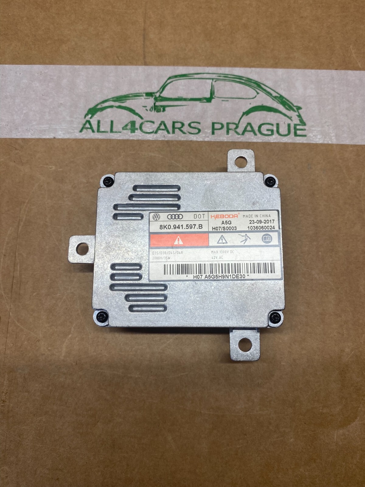 VW PASSAT, PHAETON KEBODA XENON SCHEINWERFER VORSCHALTGERÄT 8K0941597B ORIG.NEU! - Obrázek 4