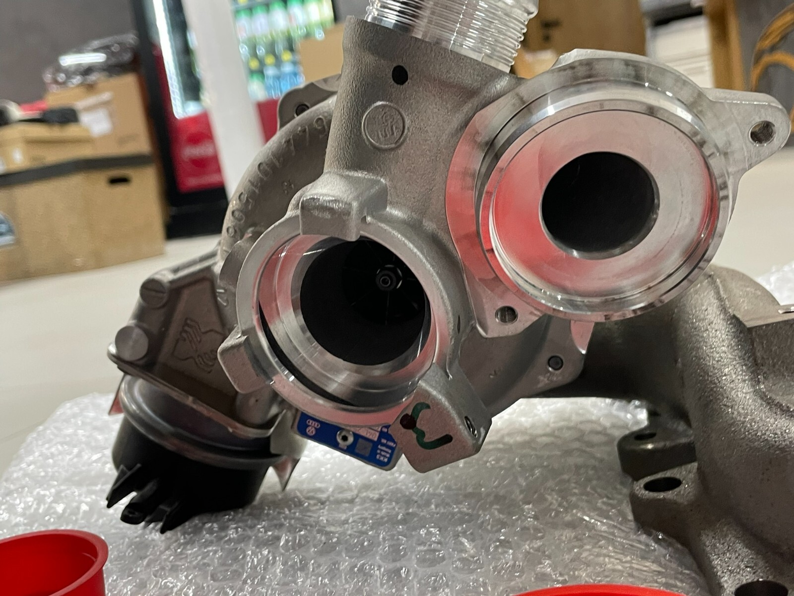 VW PASSAT ŠKODA SUPERB TURBOLADER 1.6 TDI 04L253016F = 04L253020R ORIG VW NEU! - Obrázek 10