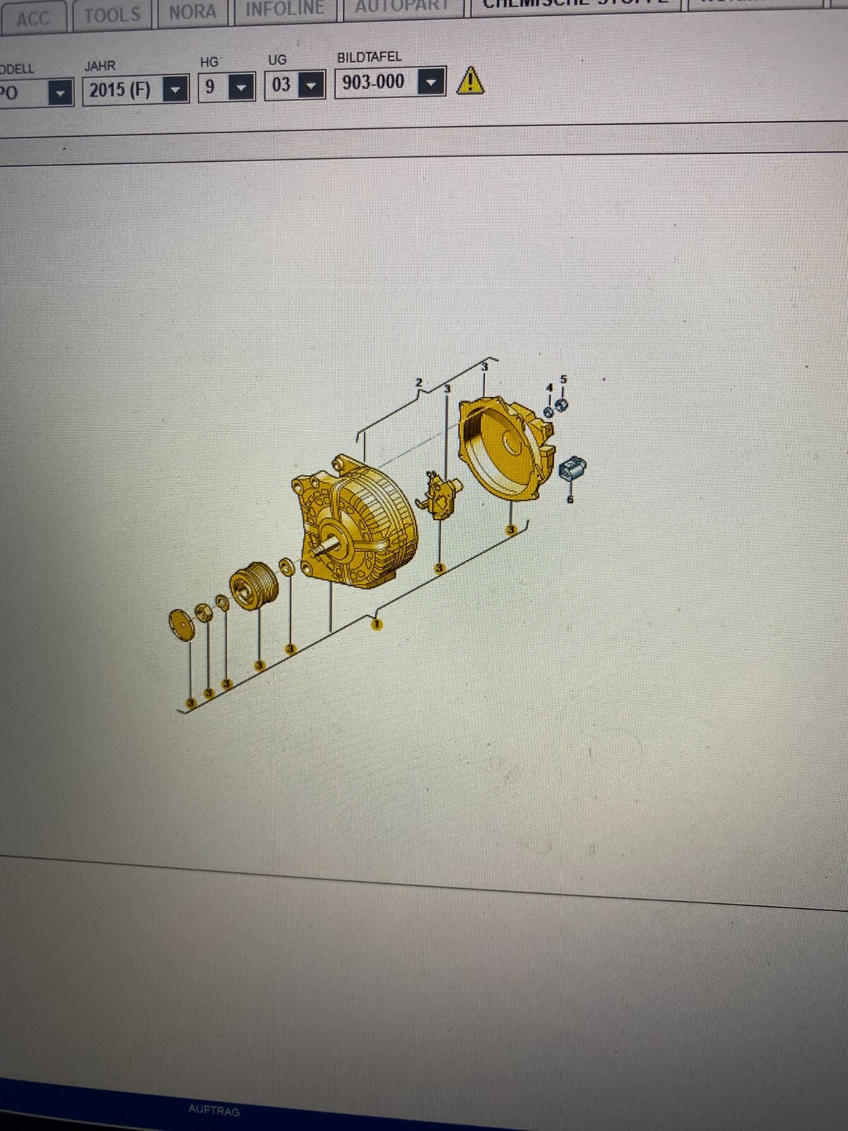 VW POLO UP! / SEAT MII / SKODA CITIGO LICHTMASCHINE 04C903023B ORIG.NEU!! - Obrázek 12