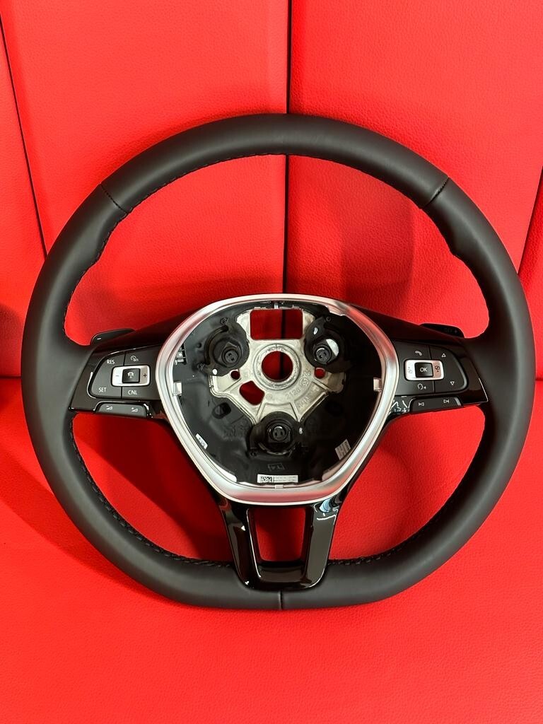 VW SPORT LEDER LENKRAD VW POLO 6C0419091BT MIT AIRBAG FAST NEU Dem v Test Wagen - Obrázek 12