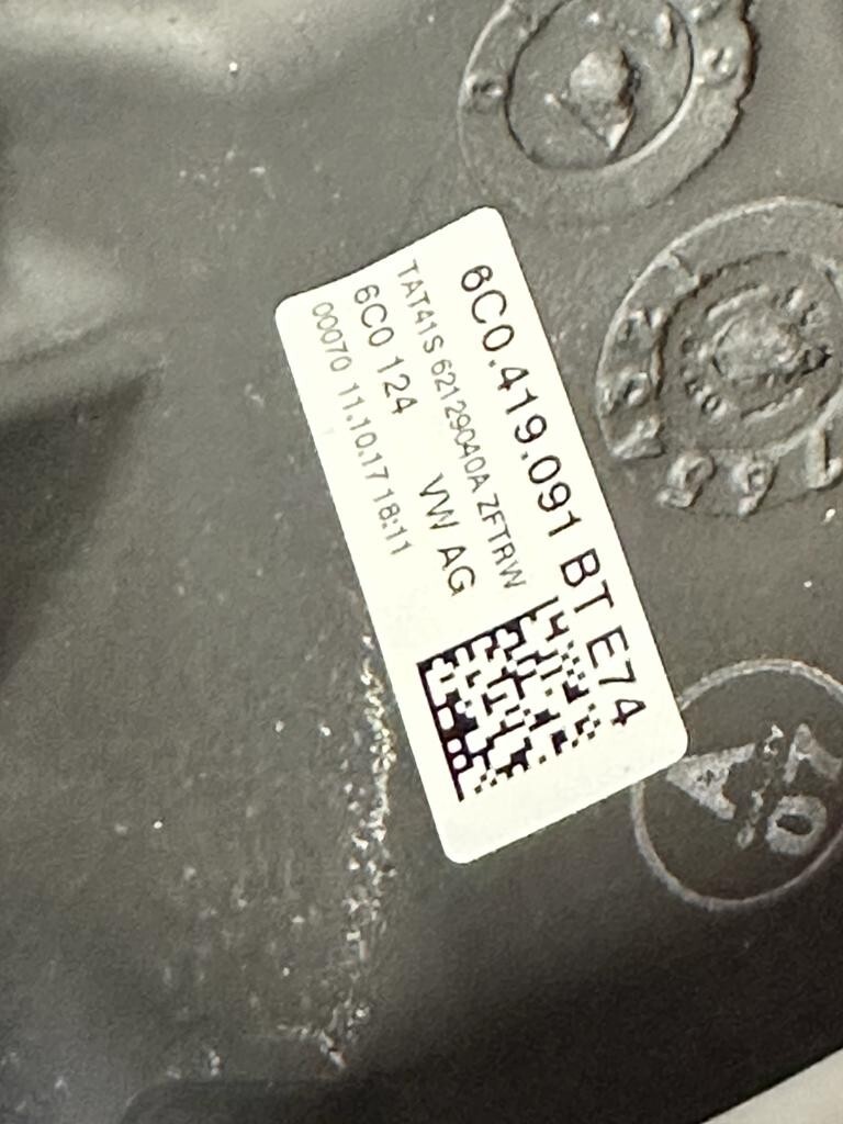 VW SPORT LEDER LENKRAD VW POLO 6C0419091BT MIT AIRBAG FAST NEU Dem v Test Wagen - Obrázek 16