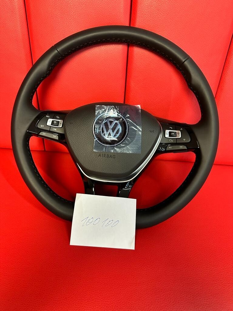 VW SPORT LEDER LENKRAD VW POLO 6C0419091BT MIT AIRBAG FAST NEU Dem v Test Wagen - Obrázek 20