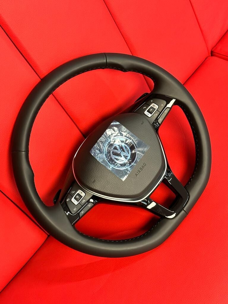 VW SPORT LEDER LENKRAD VW POLO 6C0419091BT MIT AIRBAG FAST NEU Dem v Test Wagen - Obrázek 10