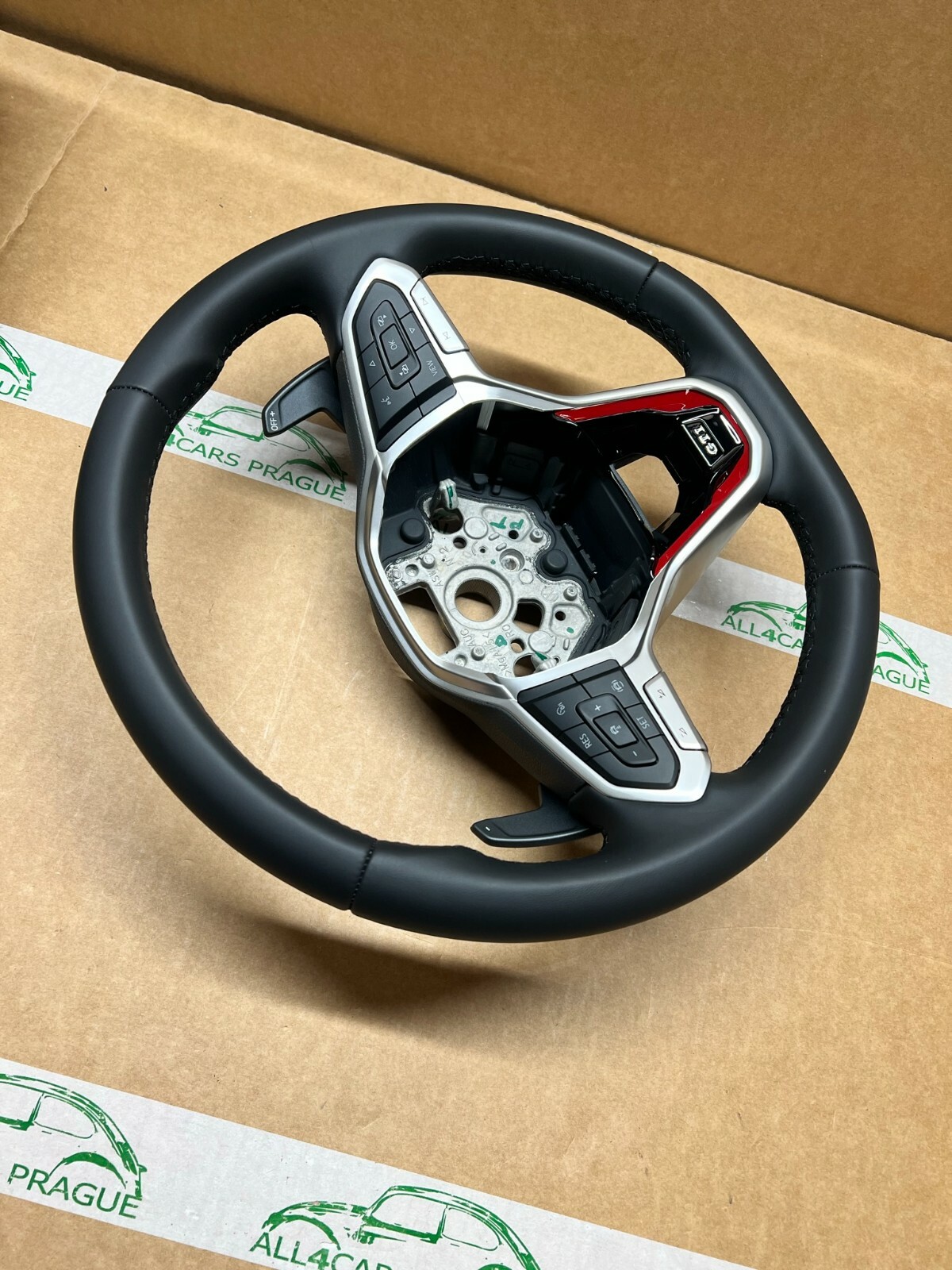 VW SPORT LENKRAD LEDER GTI MIT DSG R PADDELS 2GM419089T ORIG.NEU!!! - Obrázek 6