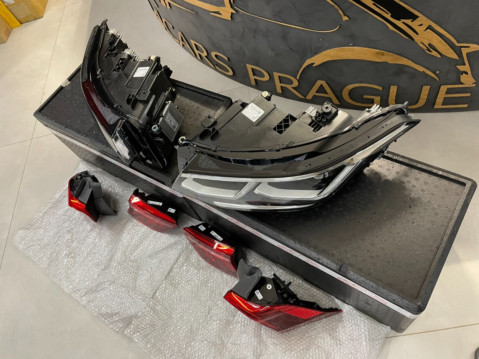 VW TIGUAN 5N FACELIFT IQ SCHEINWERFERN KOMPLETE SATZ VORN + HINTEN ORIG. VW NEU - Obrázek 14