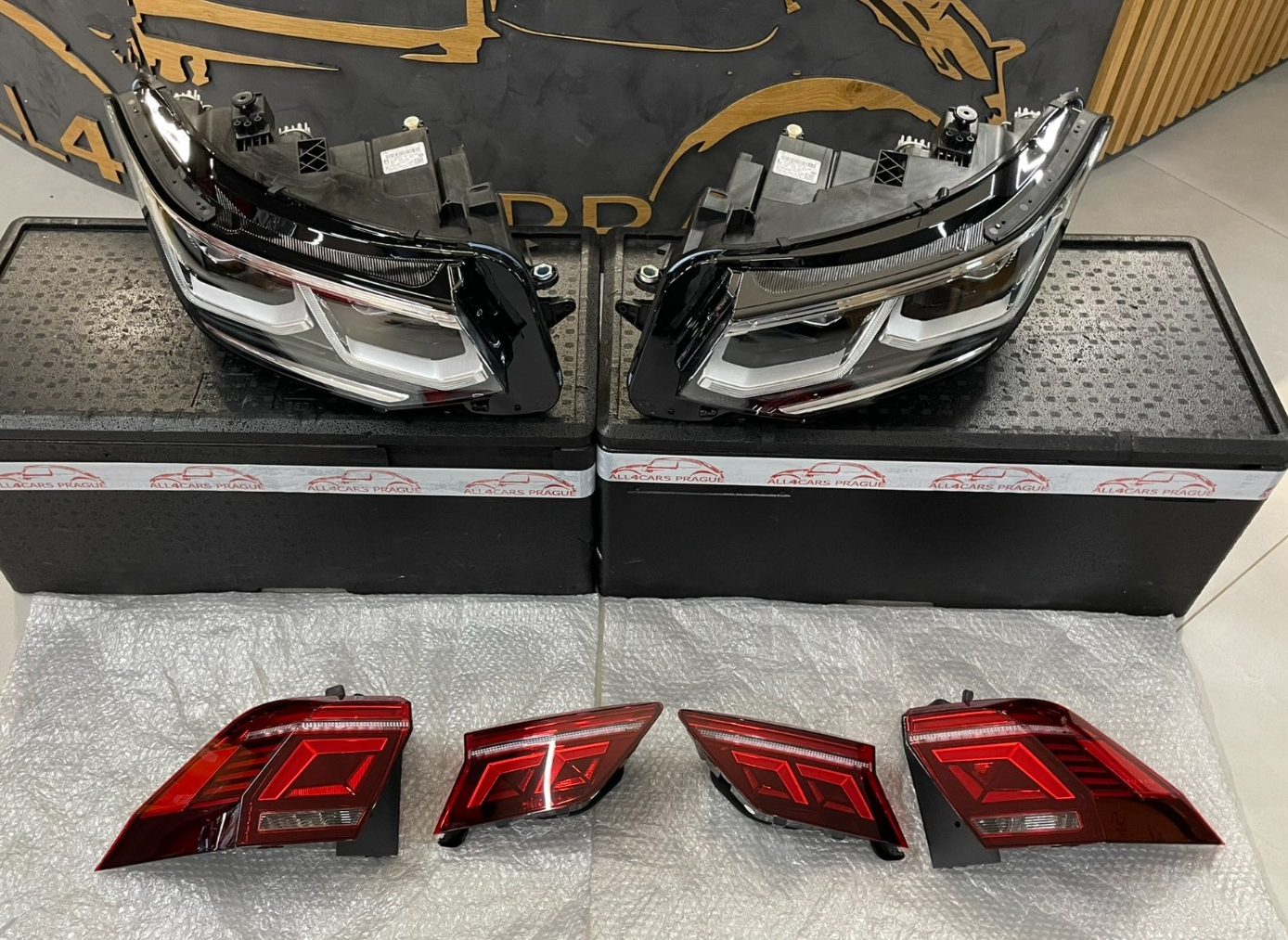 VW TIGUAN 5N FACELIFT IQ SCHEINWERFERN KOMPLETE SATZ VORN + HINTEN ORIG. VW NEU - Obrázek 19