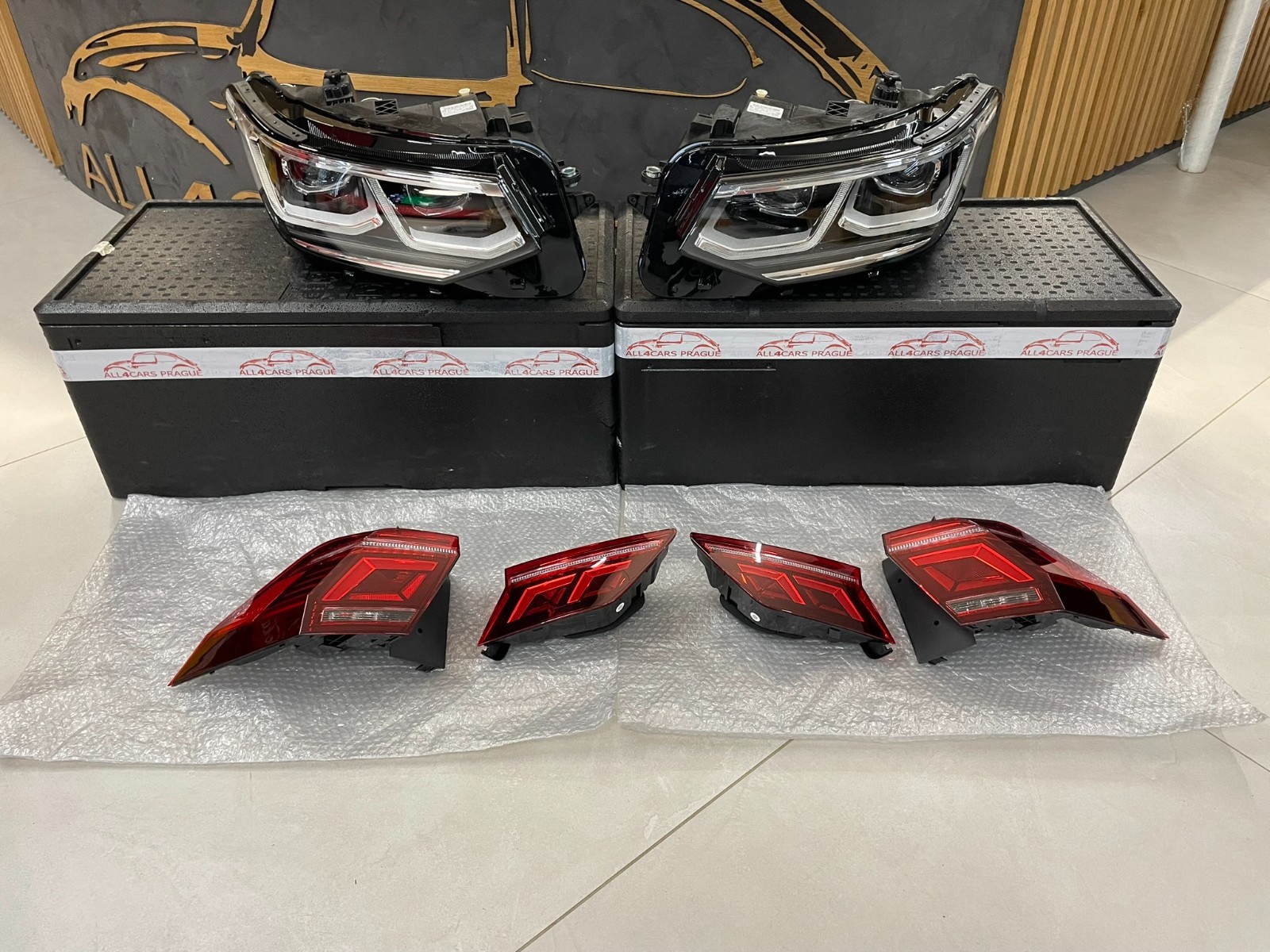 VW TIGUAN 5N FACELIFT IQ SCHEINWERFERN KOMPLETE SATZ VORN + HINTEN ORIG. VW NEU - Obrázek 20