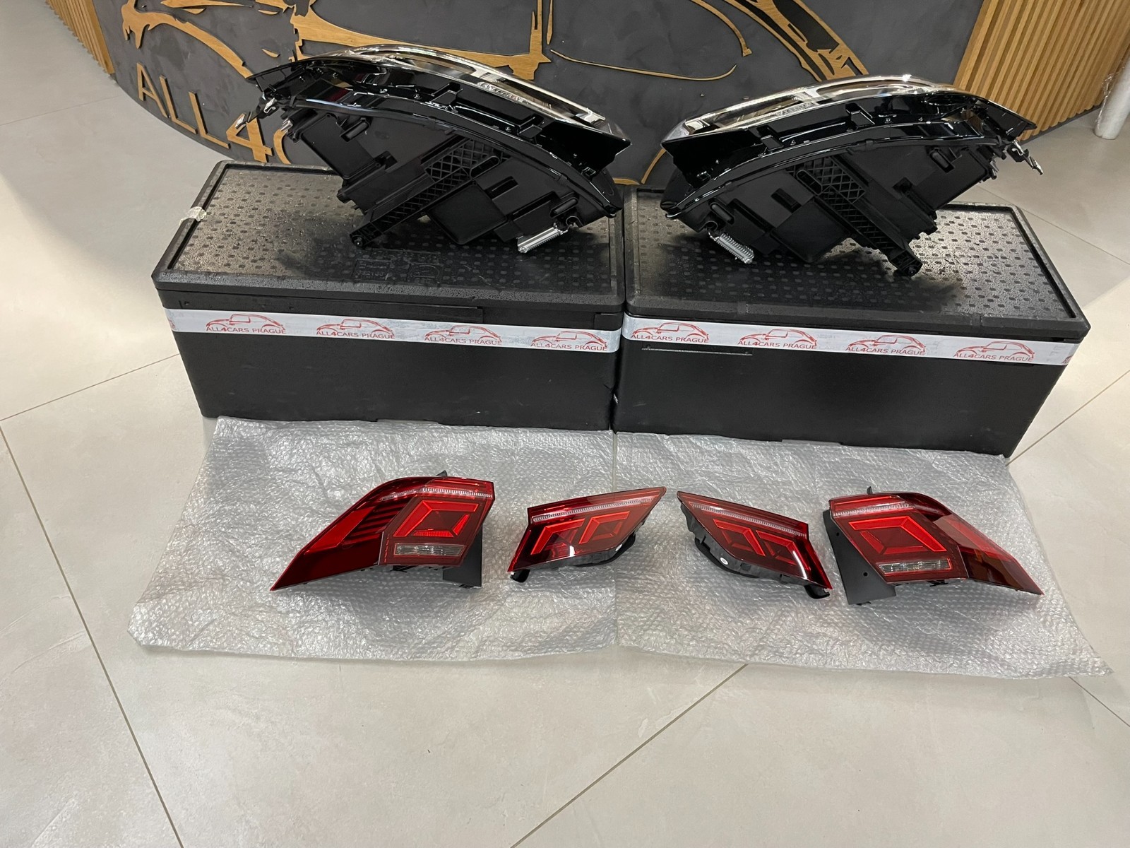 VW TIGUAN 5N FACELIFT IQ SCHEINWERFERN KOMPLETE SATZ VORN + HINTEN ORIG. VW NEU - Obrázek 22