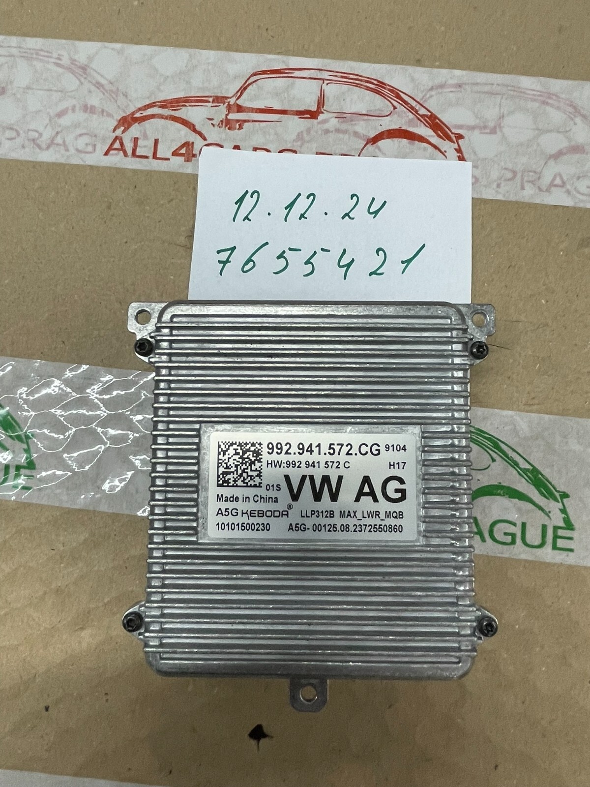 VW TIGUAN LEISTUNGSMODUL FÜR HAUPTLICHTELEKTRONIK LED PDLS+ 992941572CG ORIG.NEU - Obrázek 12