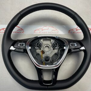 VW TIGUAN TOURAN T-ROC SPORT LENKRAD LEDER BEHEIZBAR ABGEFLACHT 5TA419091AQ ORIG