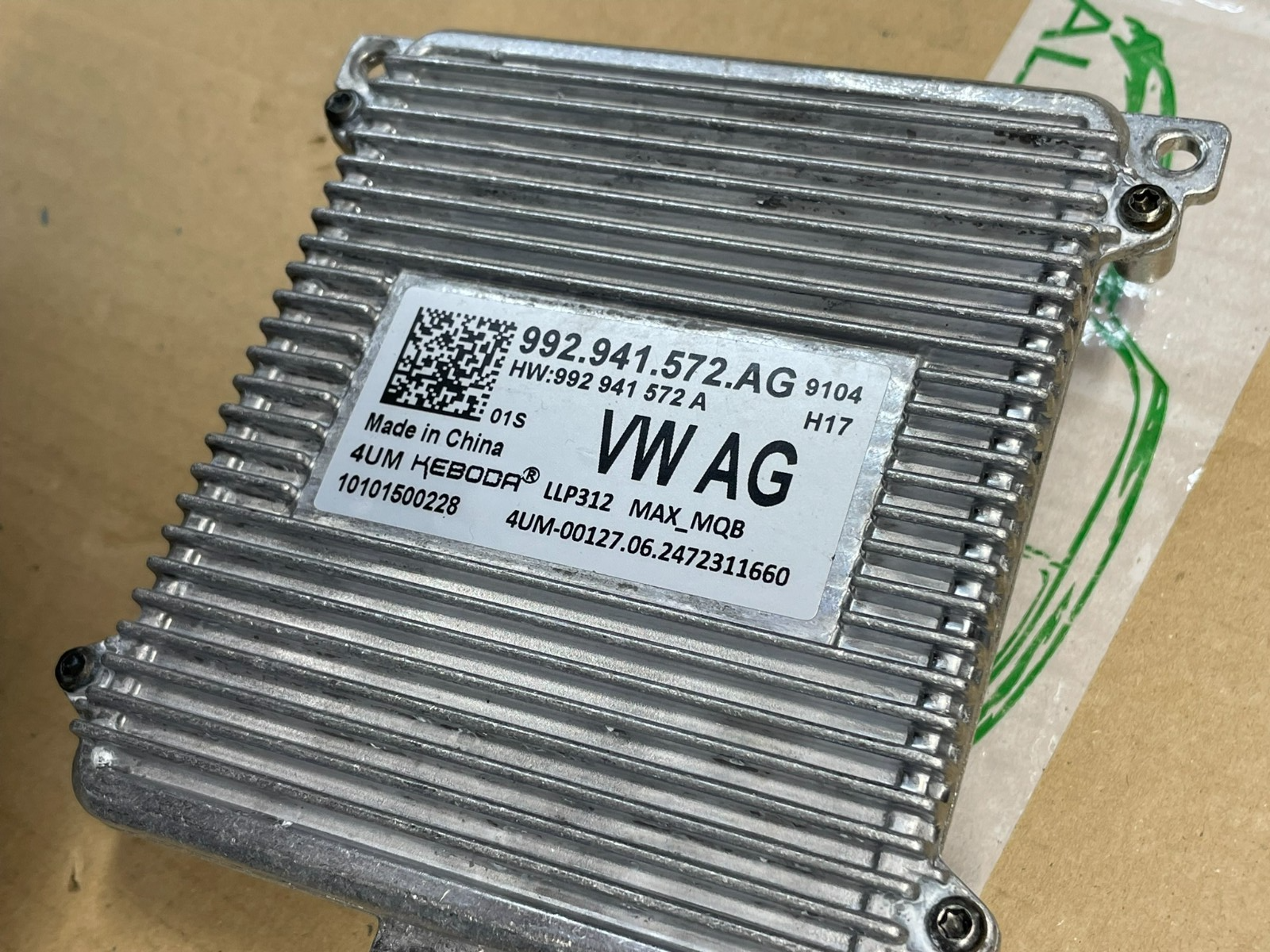 VW TIGUAN TRANSPORTER BUZZ LEISTUNGSMODUL FÜR SCHEINWERFER 992941572AG TEST CAR - Obrázek 11