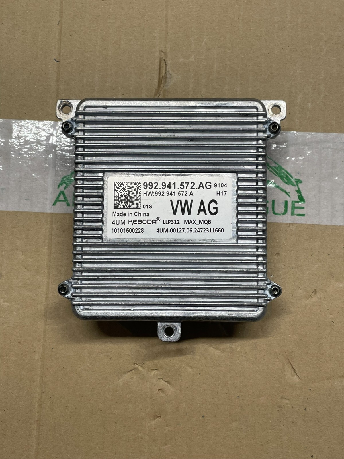 VW TIGUAN TRANSPORTER BUZZ LEISTUNGSMODUL FÜR SCHEINWERFER 992941572AG TEST CAR