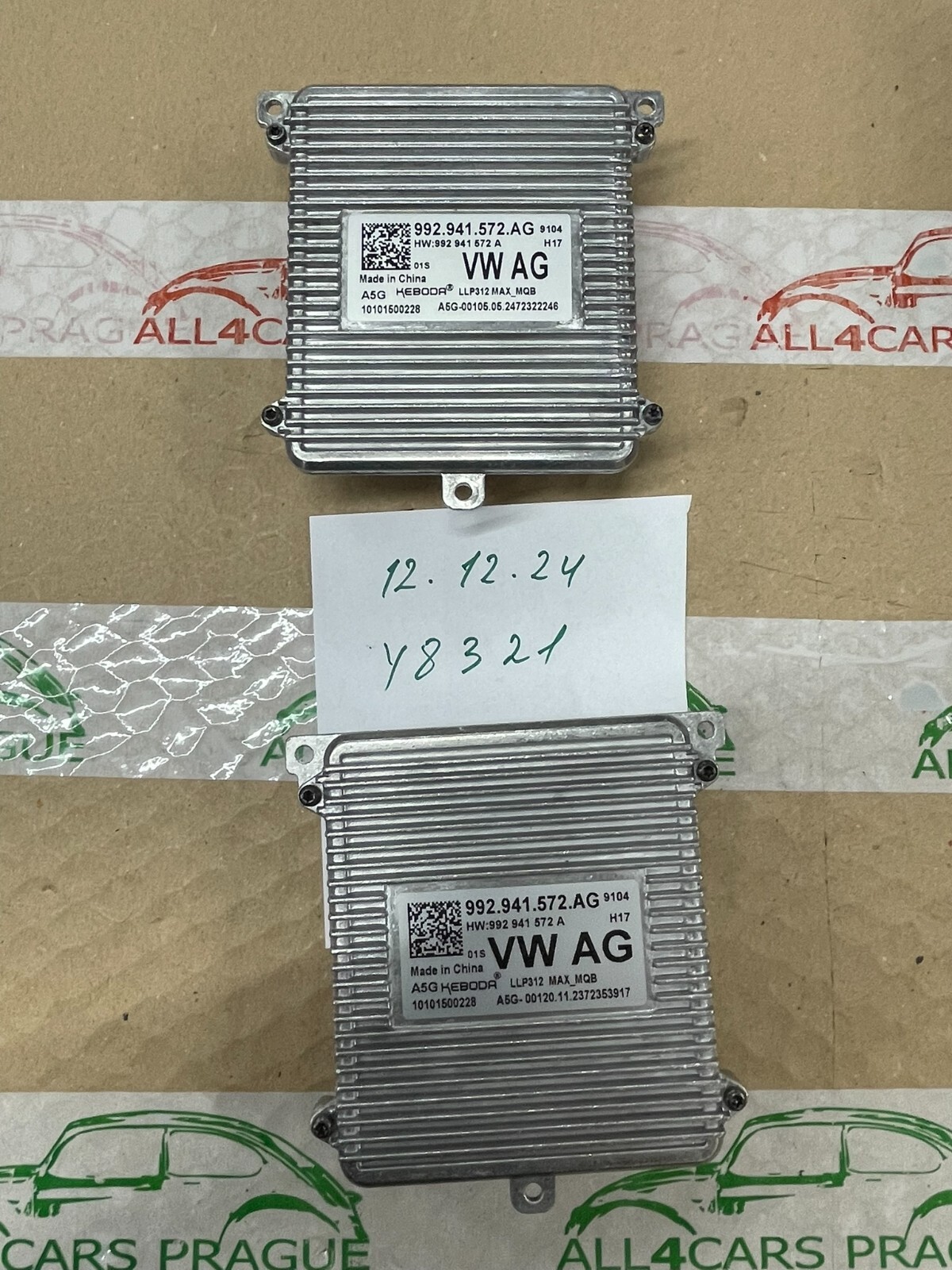 VW TIGUAN VW ID 3,4,BUZZ,TRCM LEISTUNGSMODUL FÜR SCHEINWERFER 992941572AG VW NEU - Obrázek 13