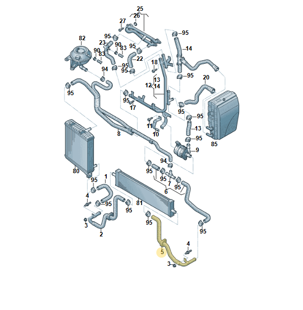 VW TOUAREG 3.0 BENZIN KÜHLMITTELROHR 7P0121070AA + 7P6121096 DEMONT TEST WAGEN - Obrázek 6