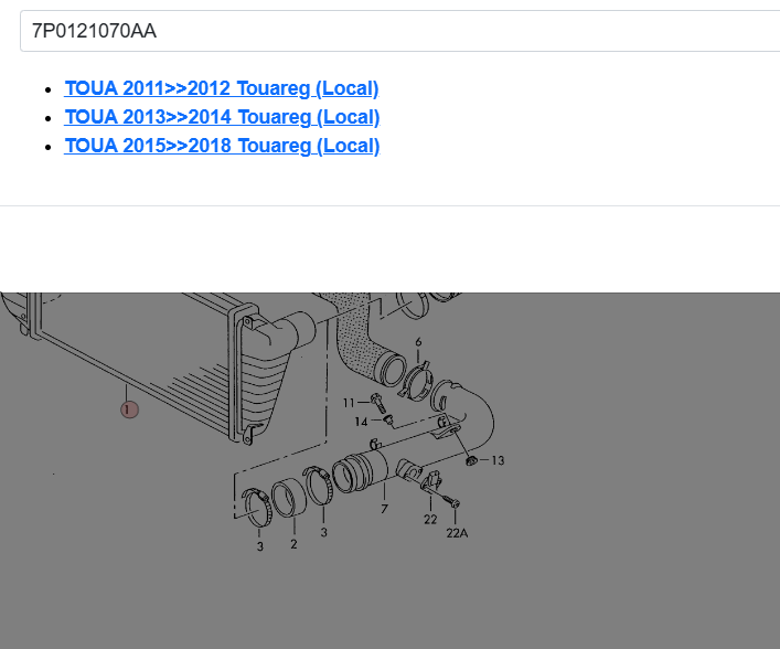 VW TOUAREG 3.0 BENZIN KÜHLMITTELROHR 7P0121070AA + 7P6121096 DEMONT TEST WAGEN - Obrázek 7