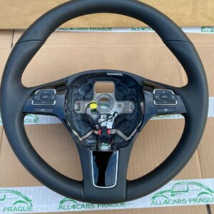 VW TOUAREG 7P SPORT LEDERLENKRAD 3 SPEICHEN MIT MFA 7P6419091D NGB ORIGINAL