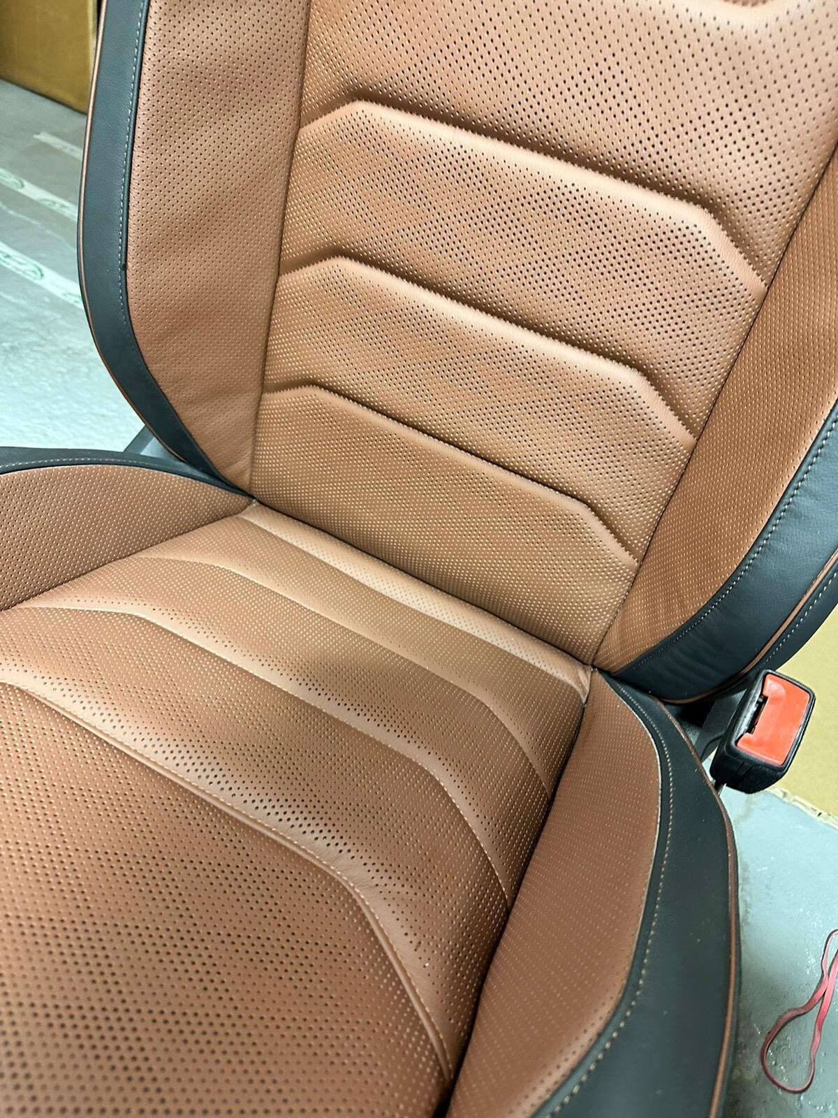 VW TOUAREG III CR7 760 SITZE SPORT LEDER SITZEN BRAUN LEDER VON TEST WAGEN!! - Obrázek 8