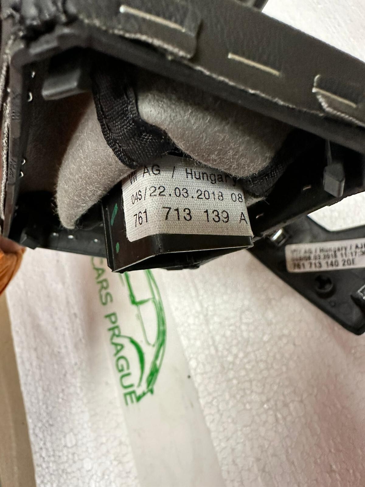 VW TOUAREG RLINE SCHALTKNAUF SCHALTHEBEL LEDER AUTOMATIK 761713139A ORIG.NEU!! - Obrázek 9