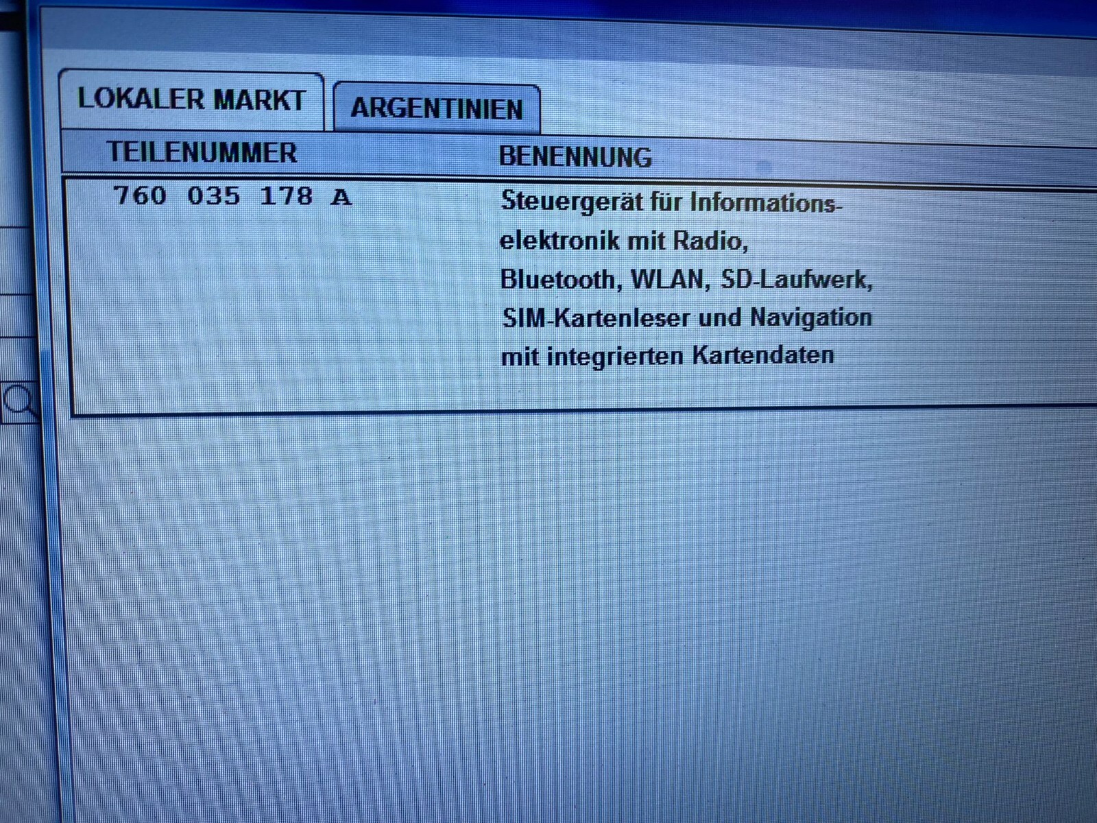 VW TOUAREG STEUERGERÄT INFORMATIONSELEKTRONIK NAVIGATION 760035178 ORIGINAL NEU! - Obrázek 11